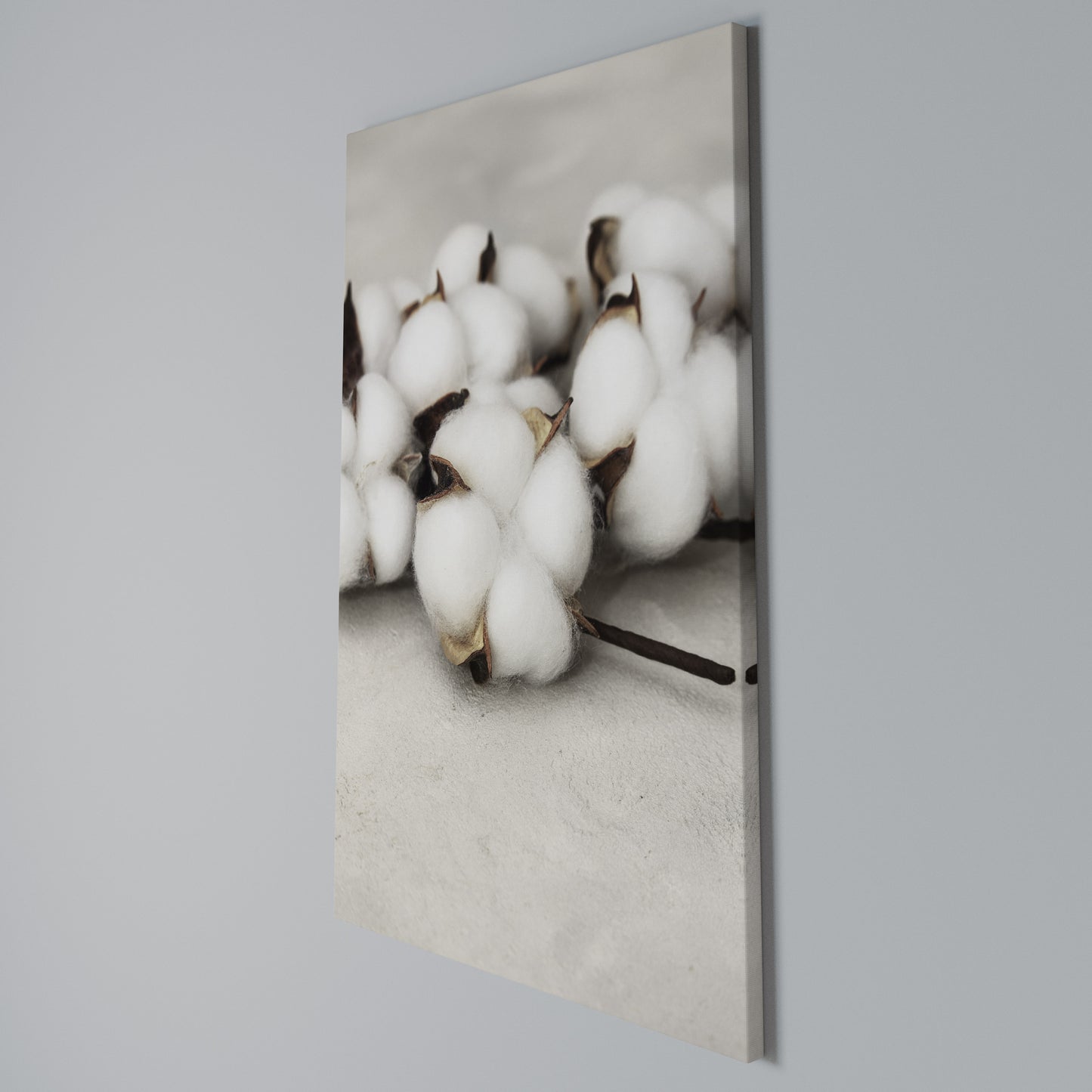 COTTON CLOUDS WHISPERS Stampa su Tela Verticale