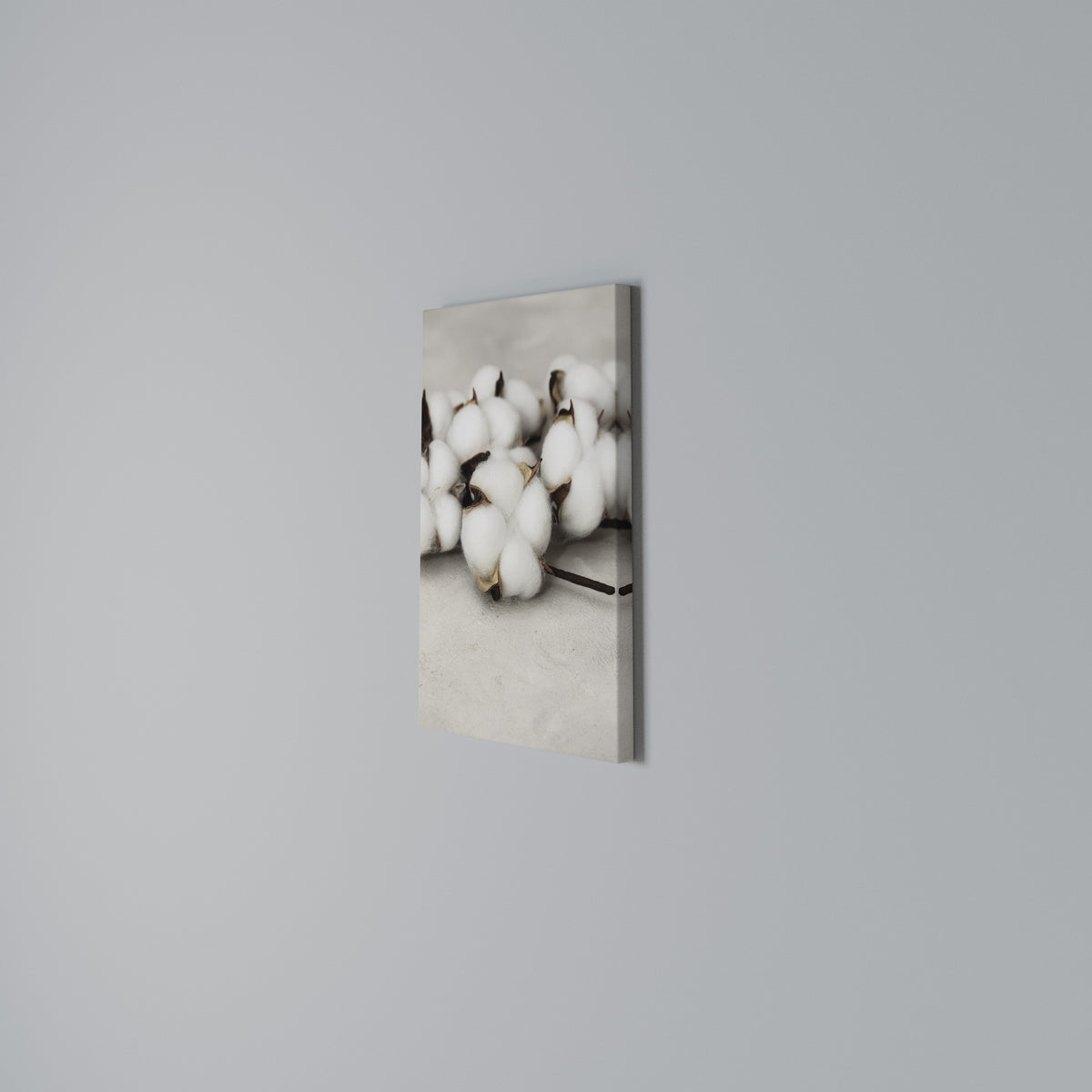 COTTON CLOUDS WHISPERS Stampa su tela verticale
