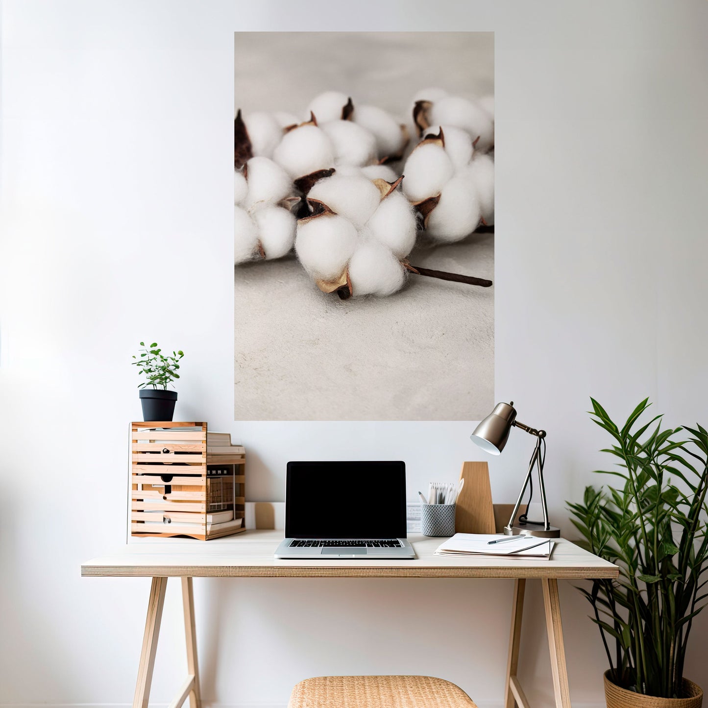Poster verticale staccabile e attaccabile COTTON CLOUDS WHISPERS