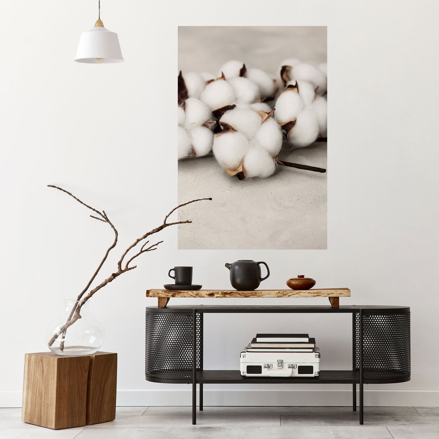 Poster verticale staccabile e attaccabile COTTON CLOUDS WHISPERS