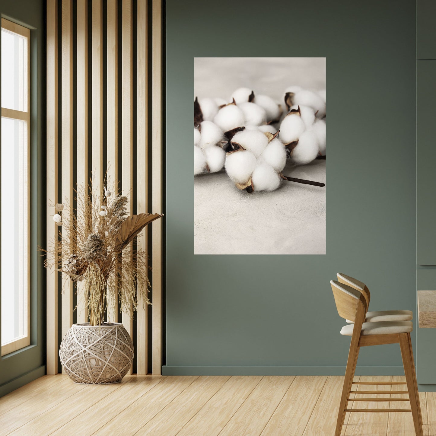 Poster verticale staccabile e attaccabile COTTON CLOUDS WHISPERS