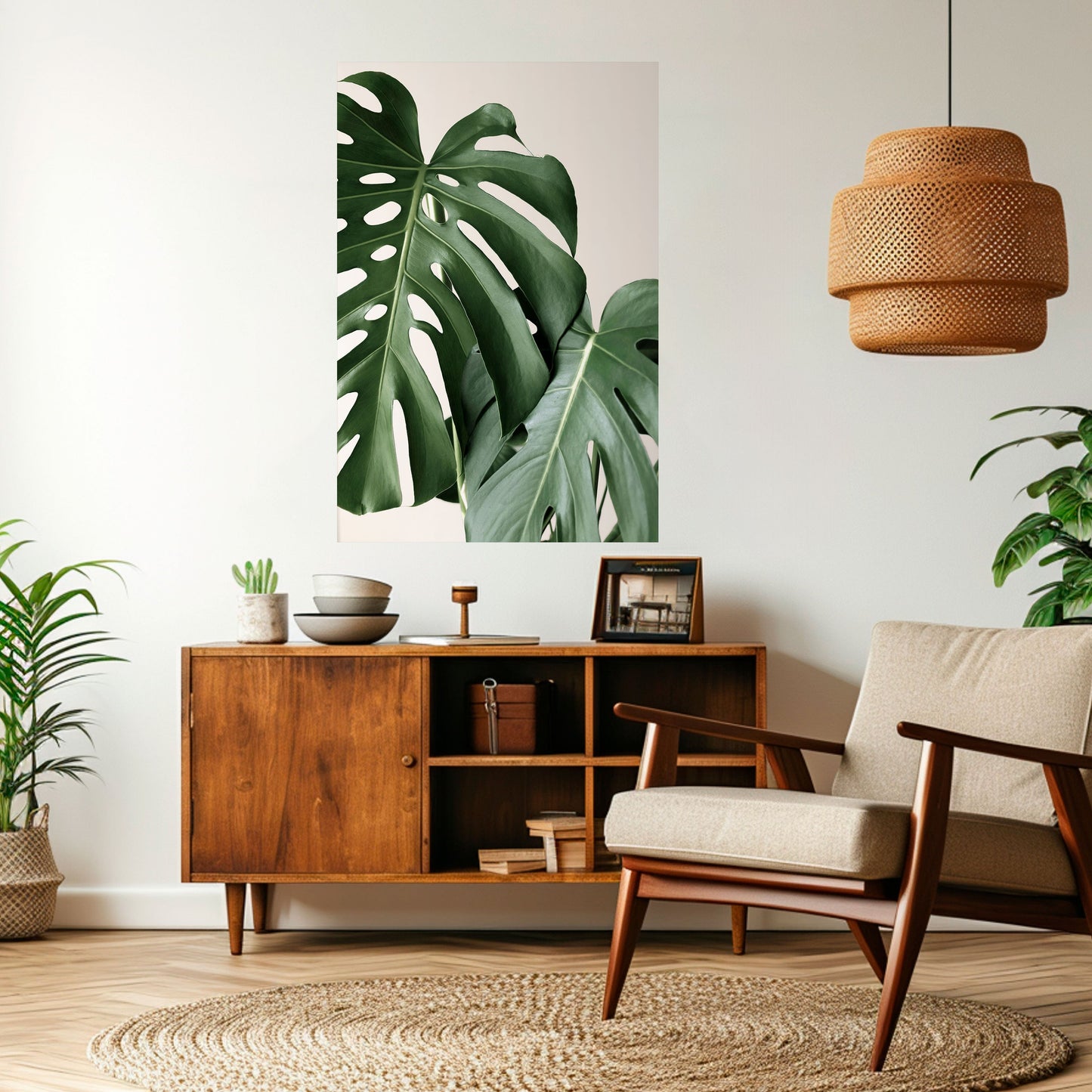 Poster verticale staccabile e attaccabile MONSTERA ACCURACY