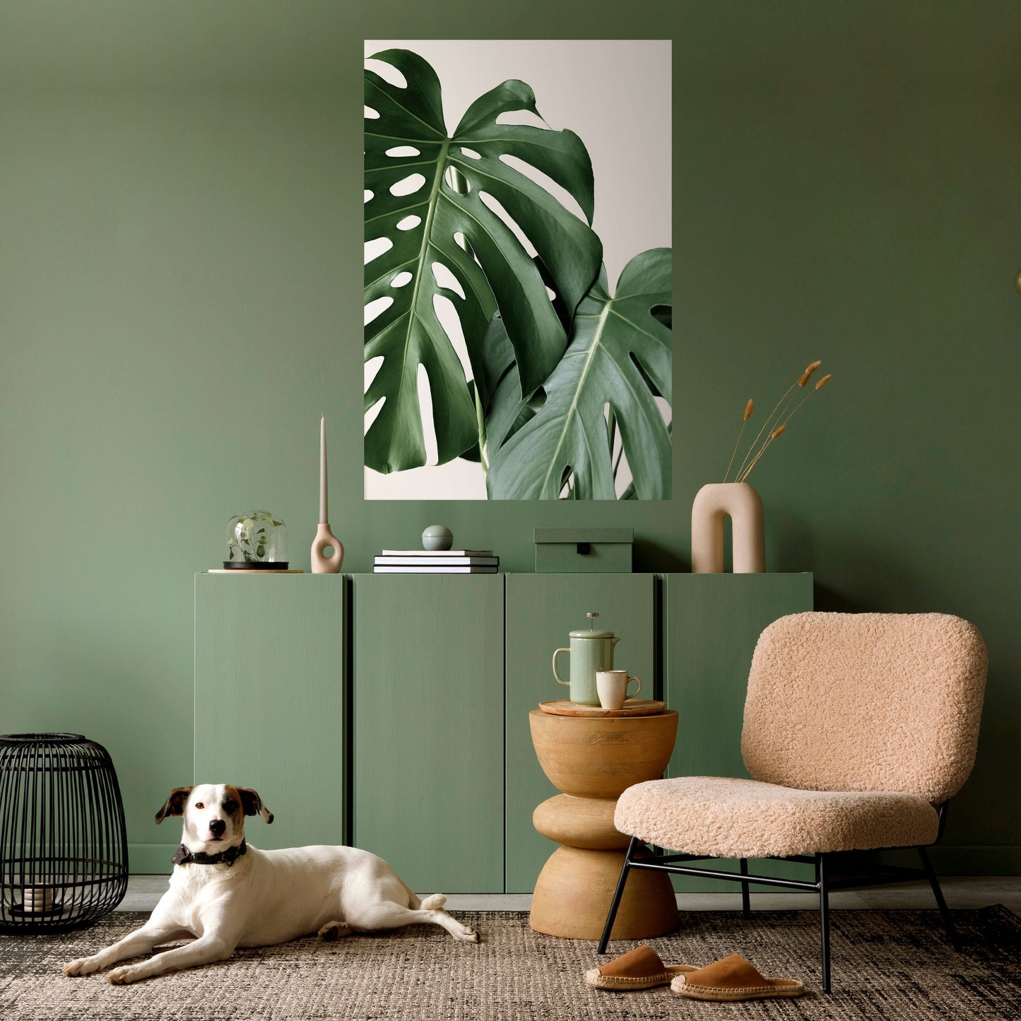 Poster verticale staccabile e attaccabile MONSTERA ACCURACY