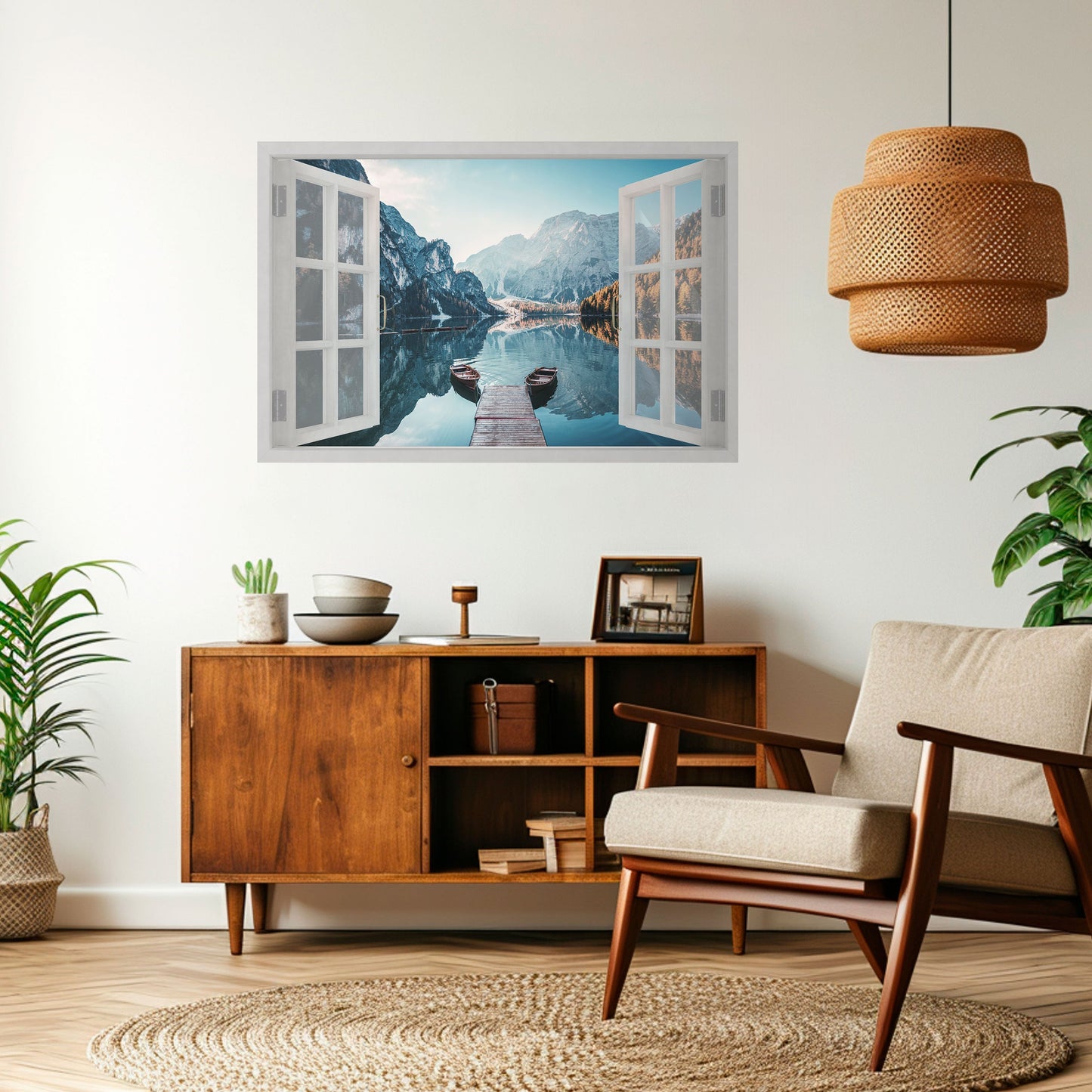 SGUARDO NEL PARADISO Poster orizzontale staccabile e attaccabile
