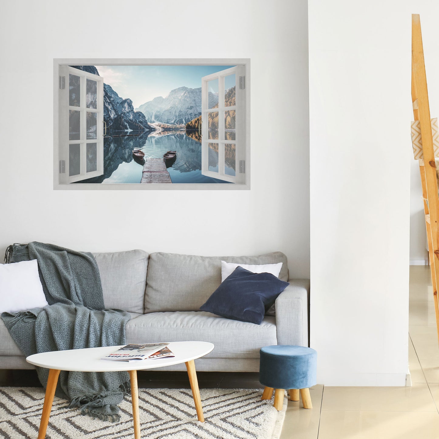 SGUARDO NEL PARADISO Poster orizzontale staccabile e attaccabile