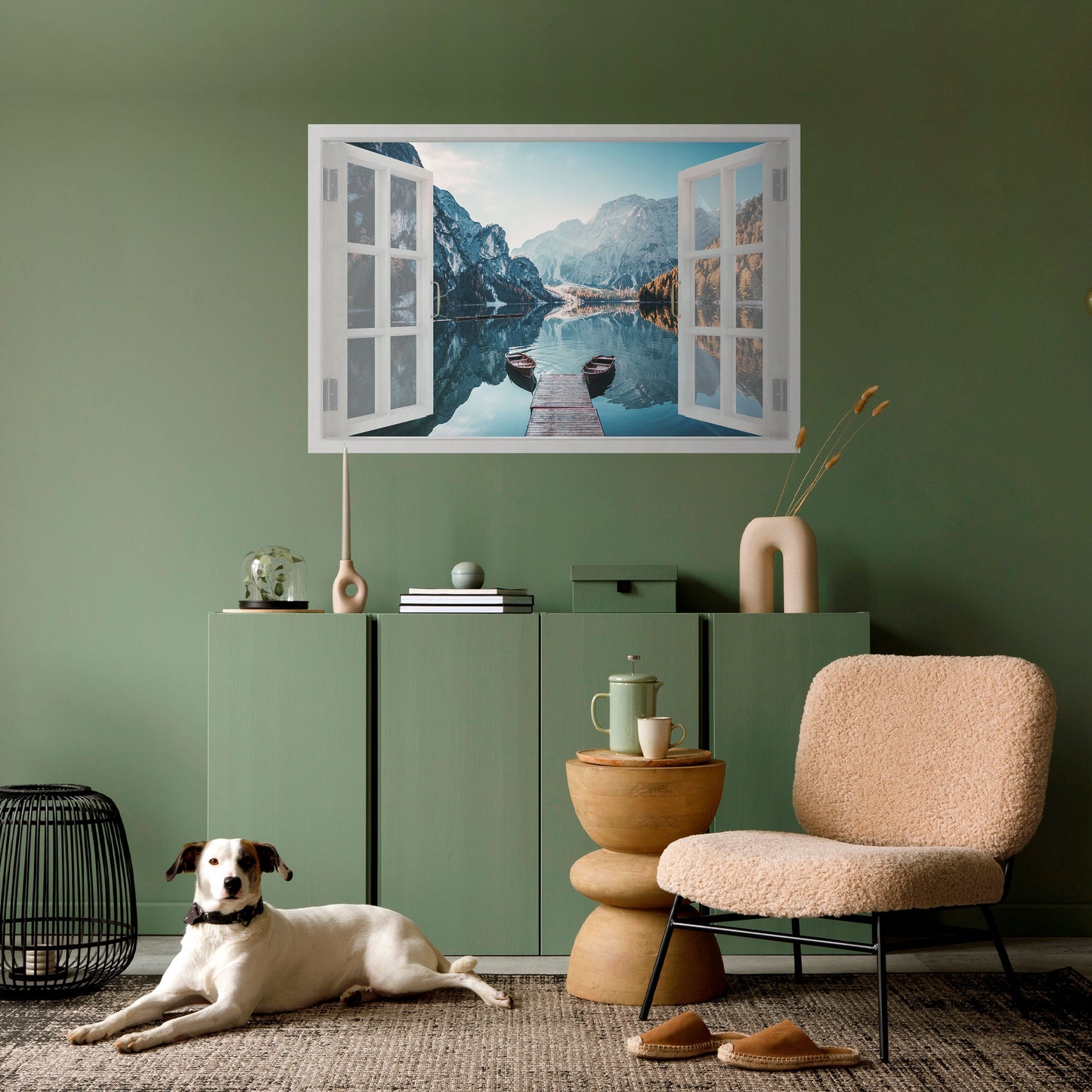 SGUARDO NEL PARADISO Poster orizzontale staccabile e attaccabile