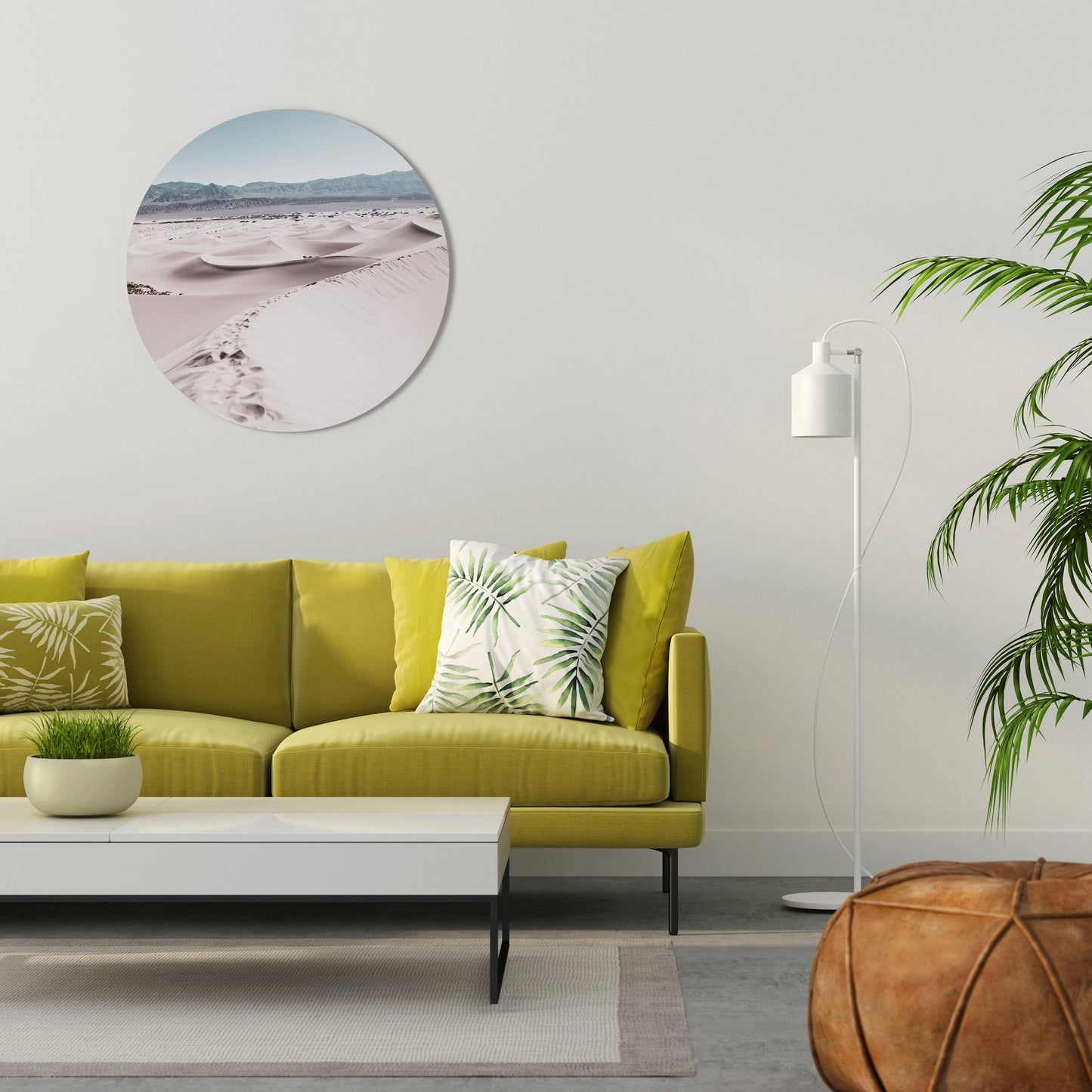 STEPS AWAY Round Wall Art