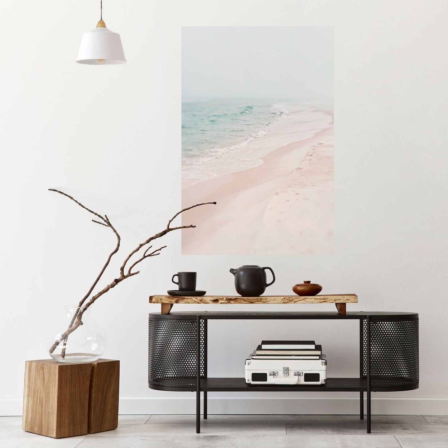 Poster verticale staccabile e attaccabile MISTY SHORELINE BLISS