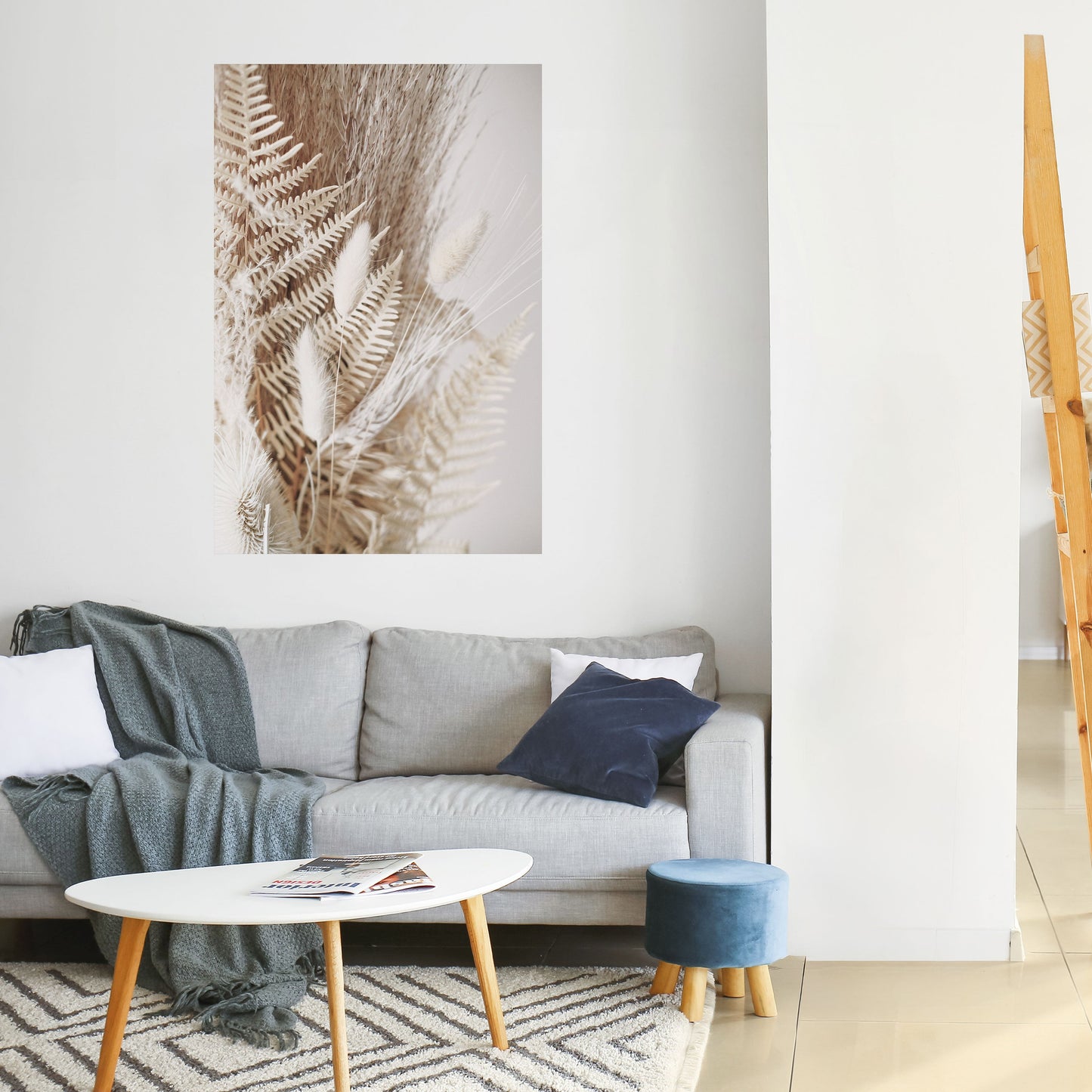 GENTLE GRASSLANDS INVITE Poster verticale staccabile e attaccabile
