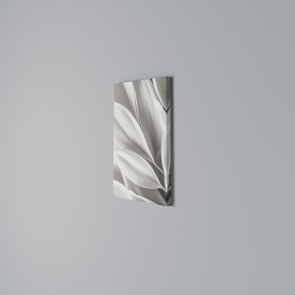 WHISPERS OF WHITE Stampa su tela verticale