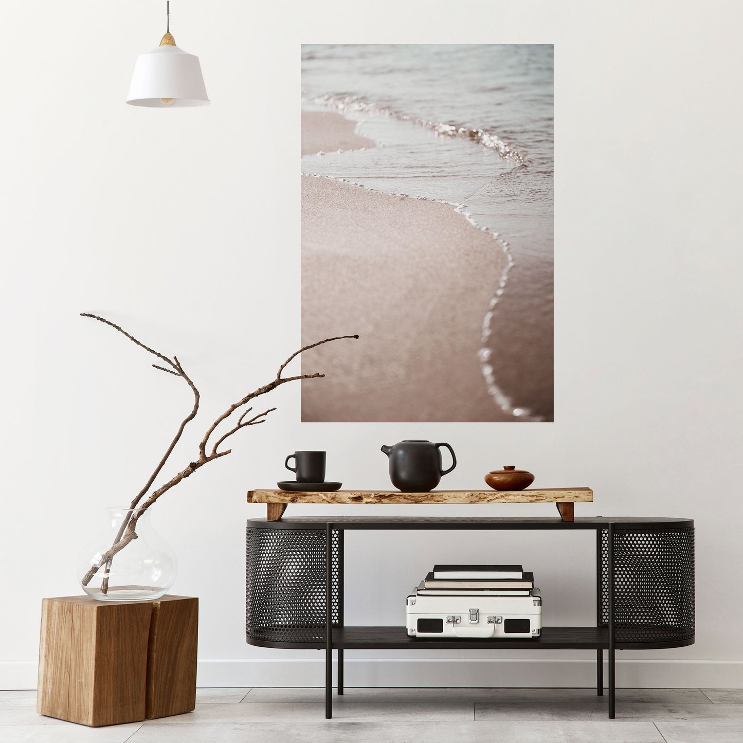 SILKEN SHORELINE DANCE Poster verticale staccabile e attaccabile