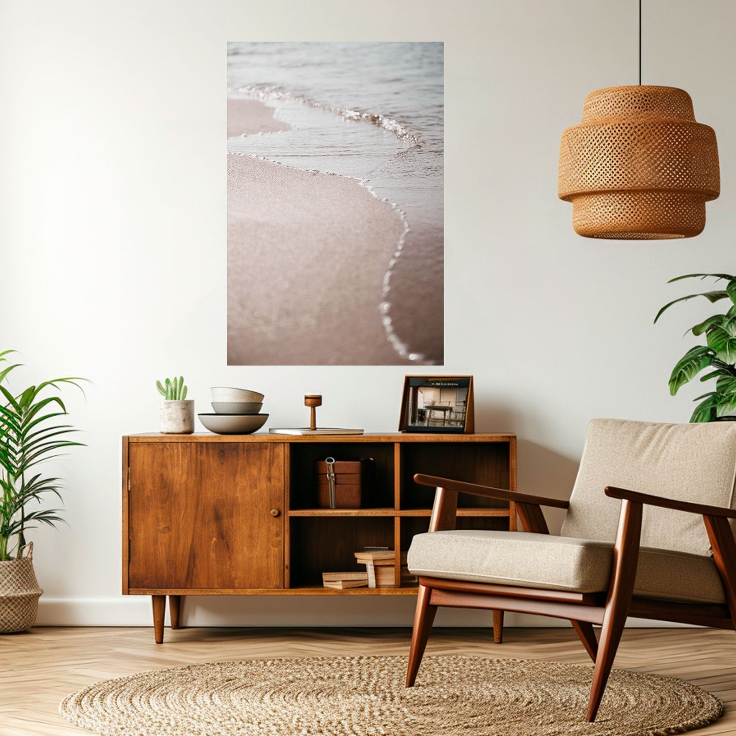 SILKEN SHORELINE DANCE Poster verticale staccabile e attaccabile