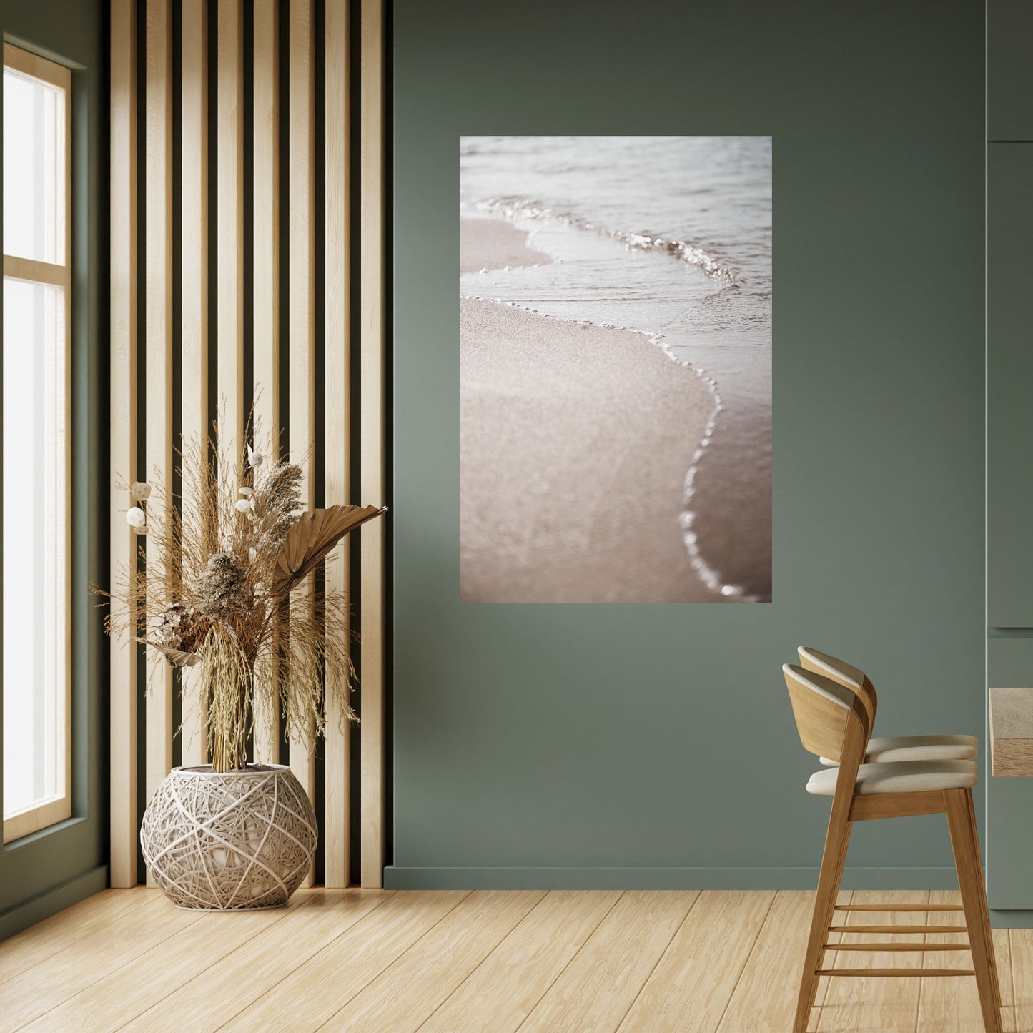 SILKEN SHORELINE DANCE Poster verticale staccabile e attaccabile