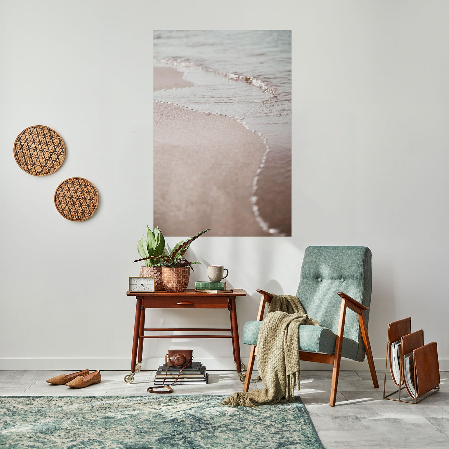 SILKEN SHORELINE DANCE Poster verticale staccabile e attaccabile