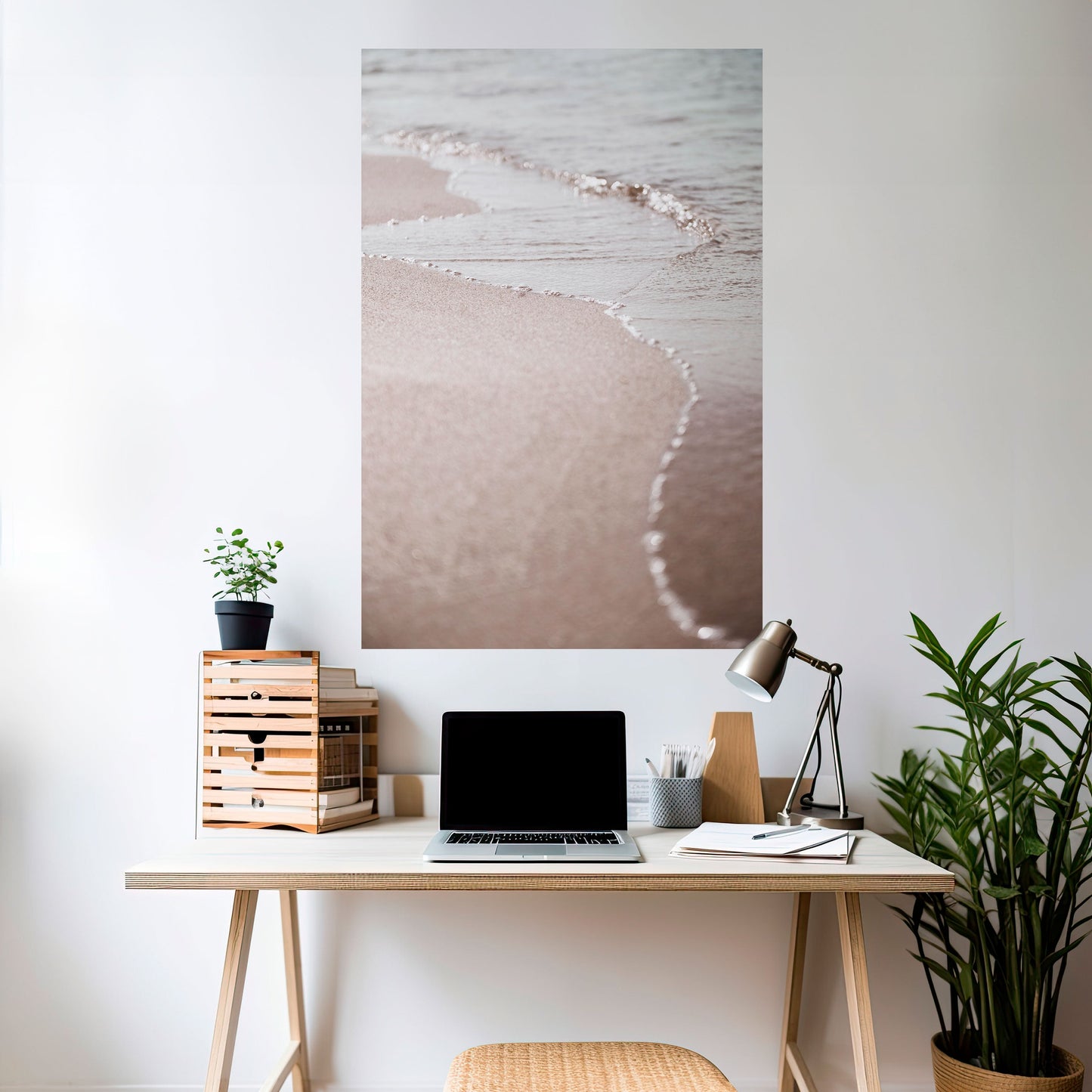 SILKEN SHORELINE DANCE Poster verticale staccabile e attaccabile