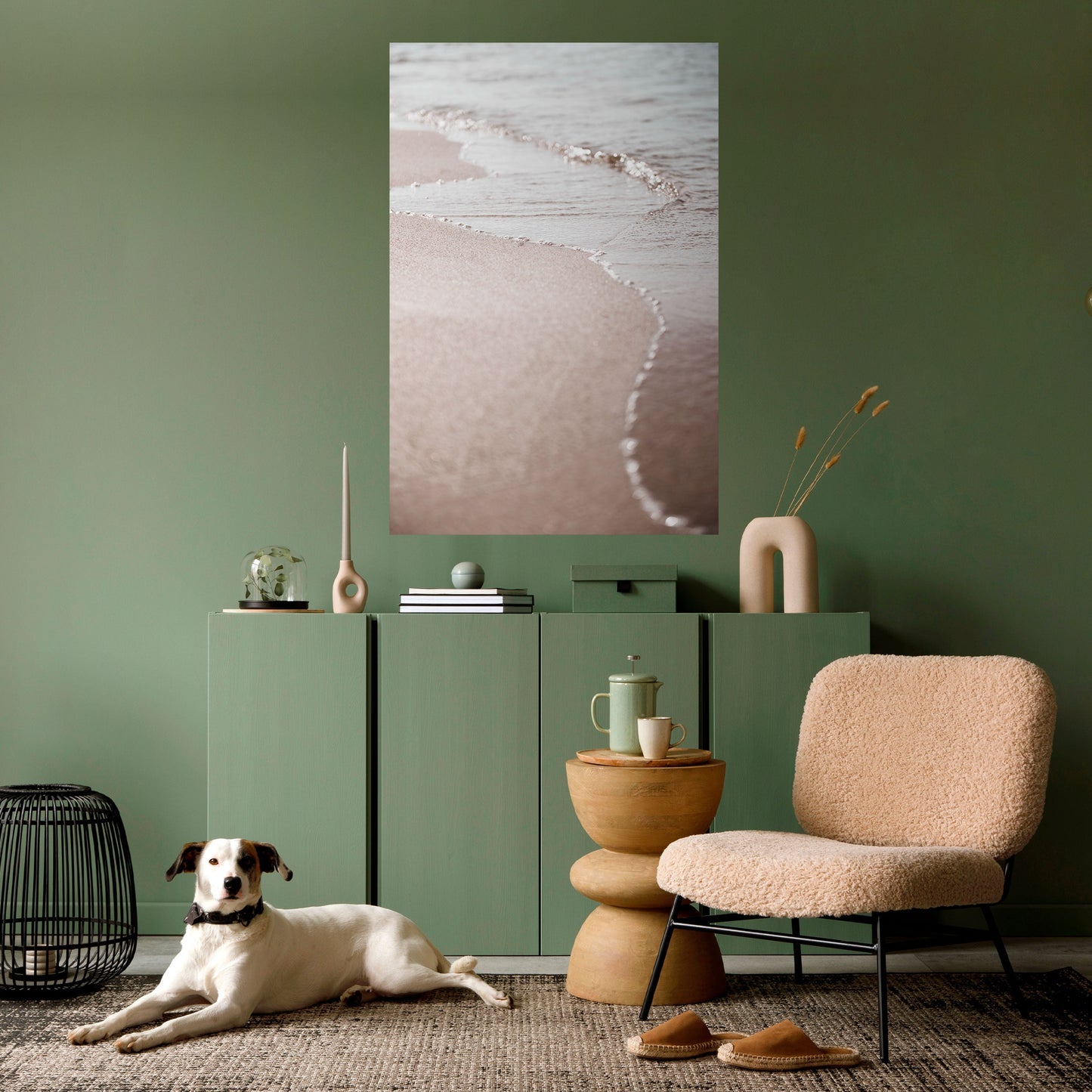 SILKEN SHORELINE DANCE Poster verticale staccabile e attaccabile