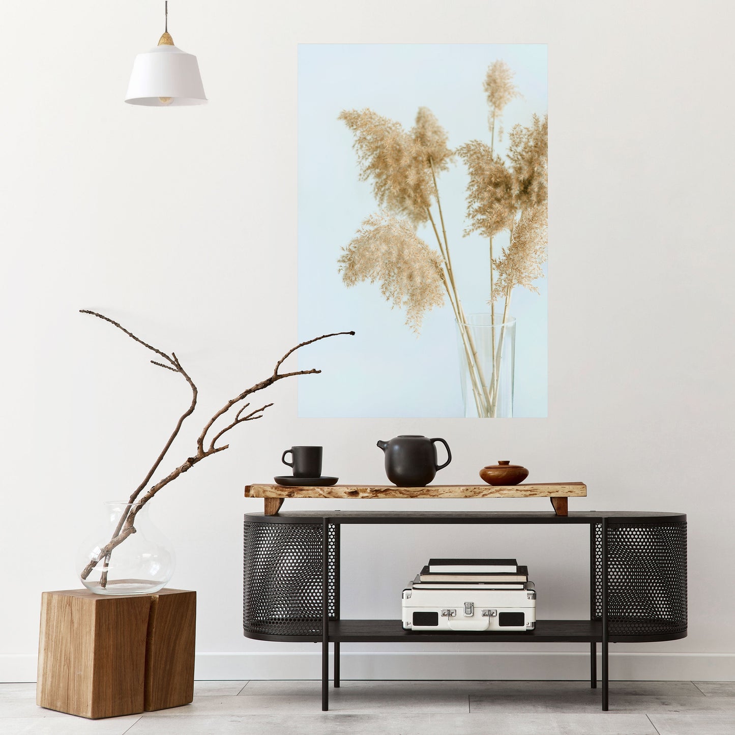 ELEGANTE SERENITÀ ERBOSA Poster verticale staccabile e attaccabile