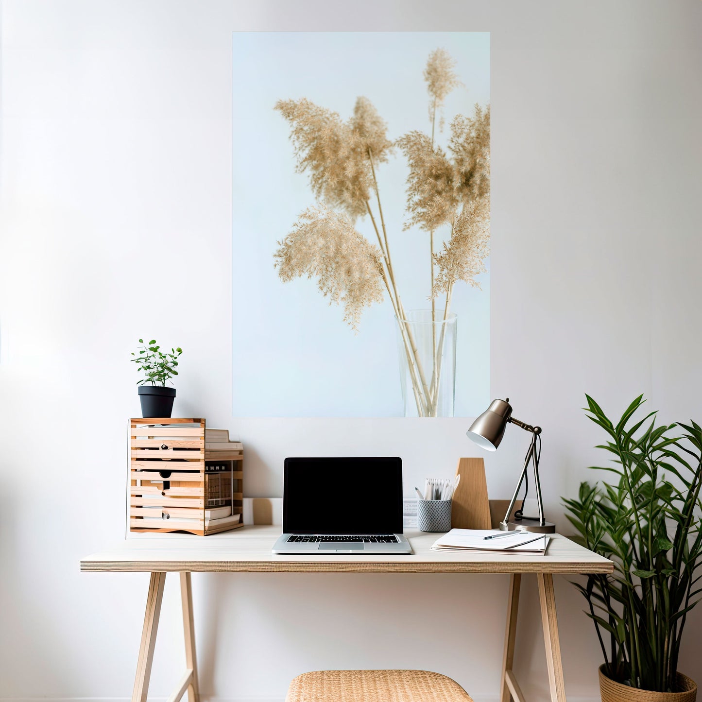 ELEGANTE SERENITÀ ERBOSA Poster verticale staccabile e attaccabile