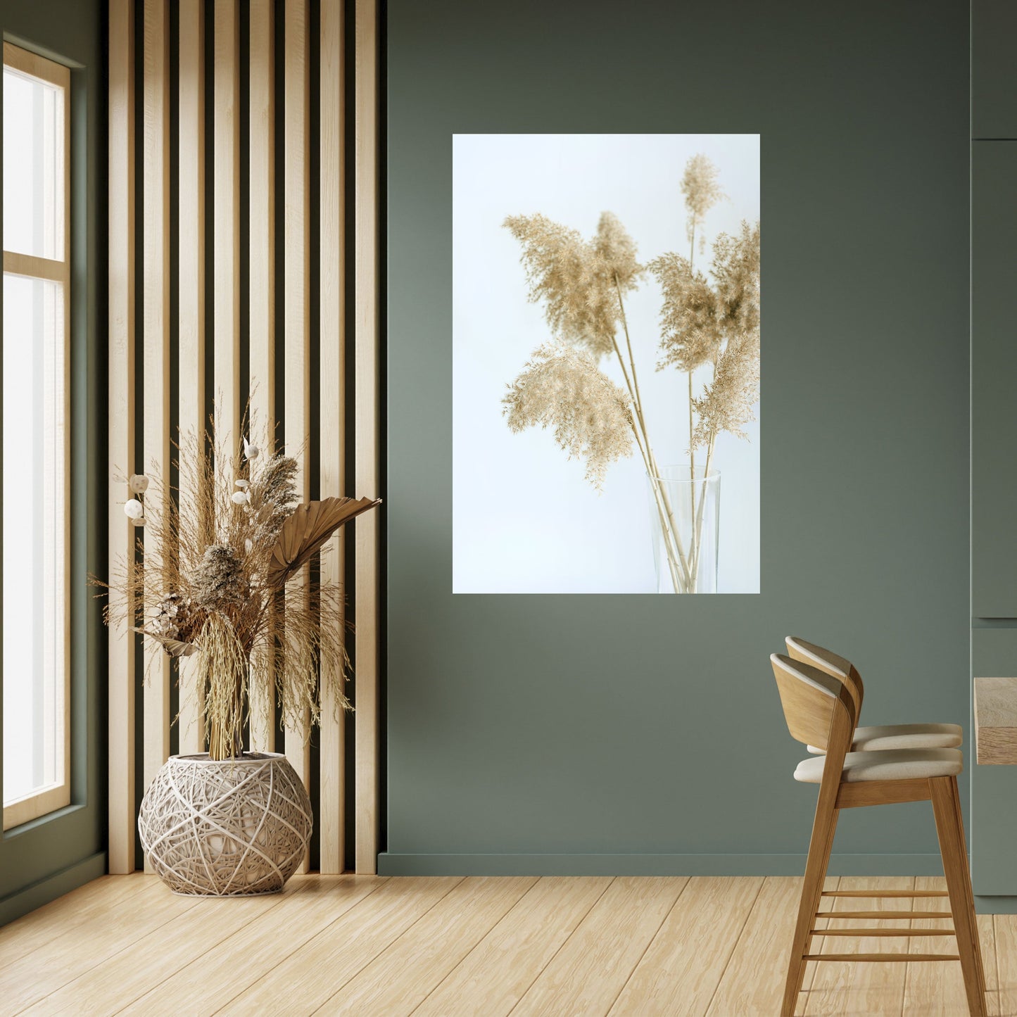 ELEGANTE SERENITÀ ERBOSA Poster verticale staccabile e attaccabile