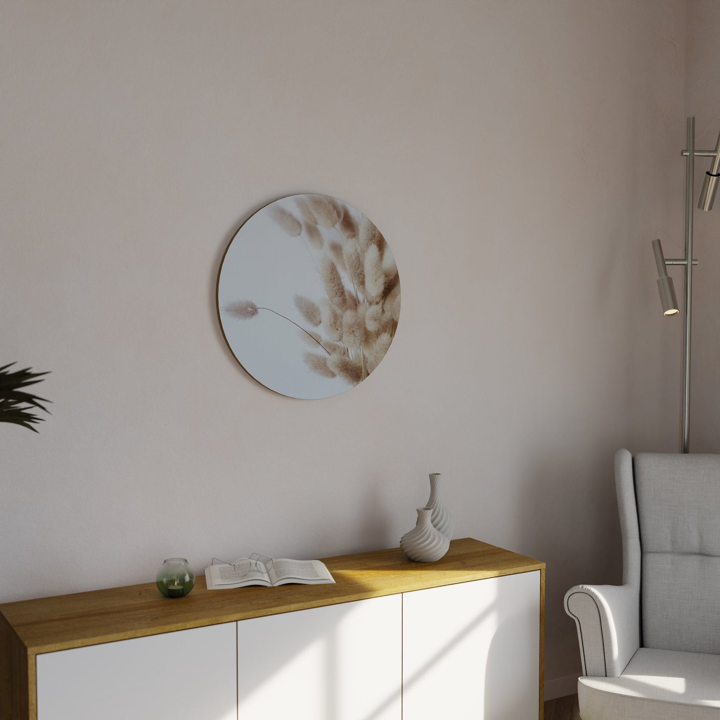 FLOUFFY DREAMSCAPE VIBRANCE Round Wall Art