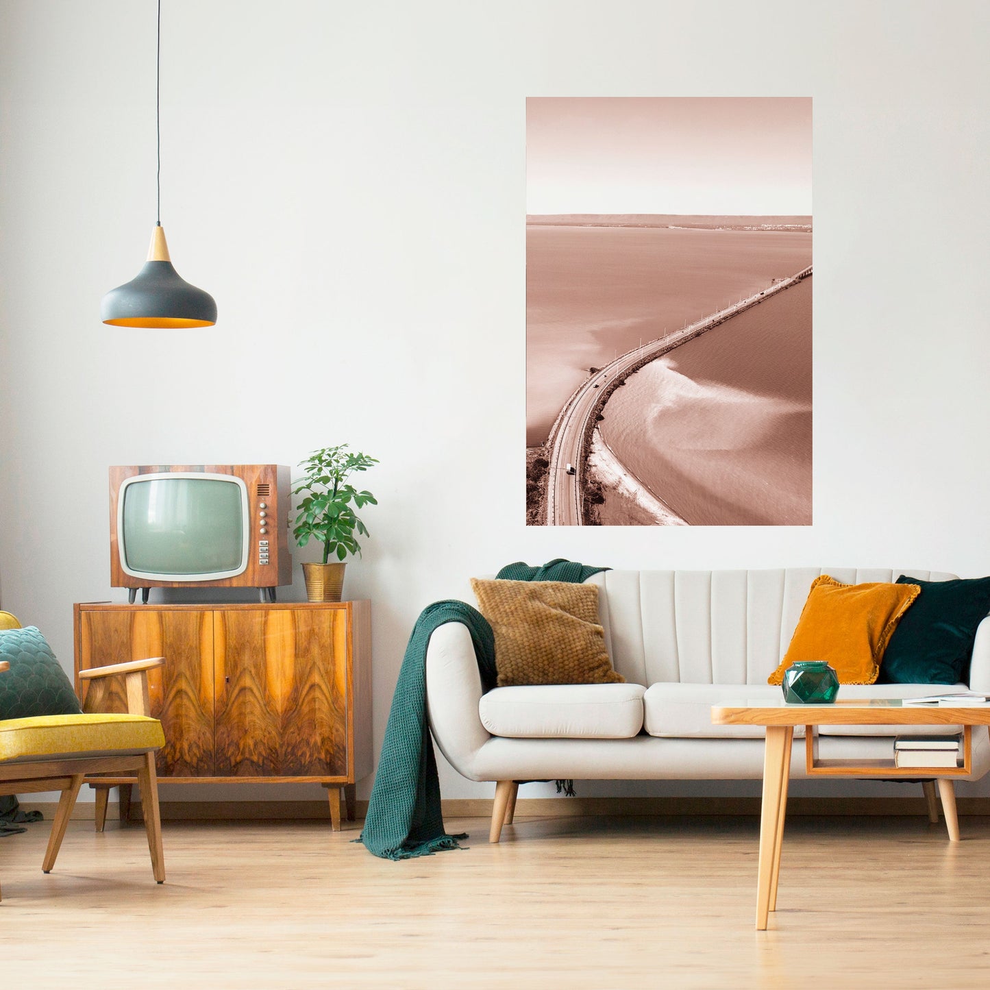 Poster verticale staccabile e attaccabile HORIZON BOUND JOURNEY
