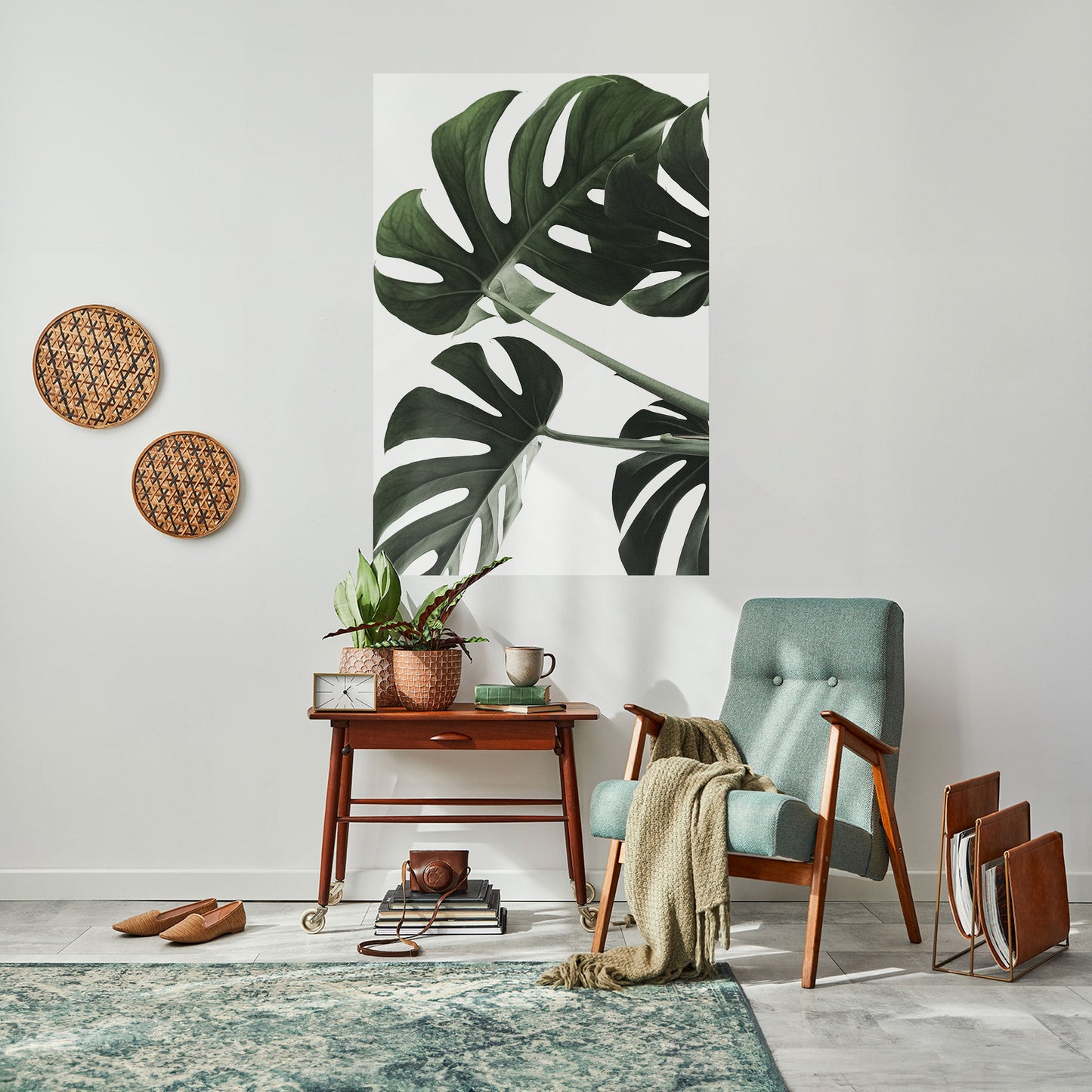 FOLIAGE FUSION Poster verticale staccabile e attaccabile