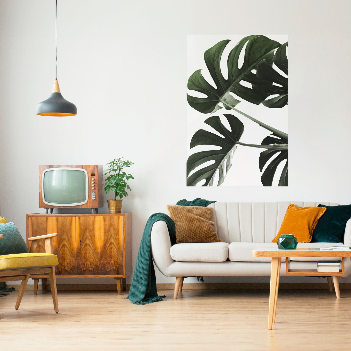 FOLIAGE FUSION Poster verticale staccabile e attaccabile