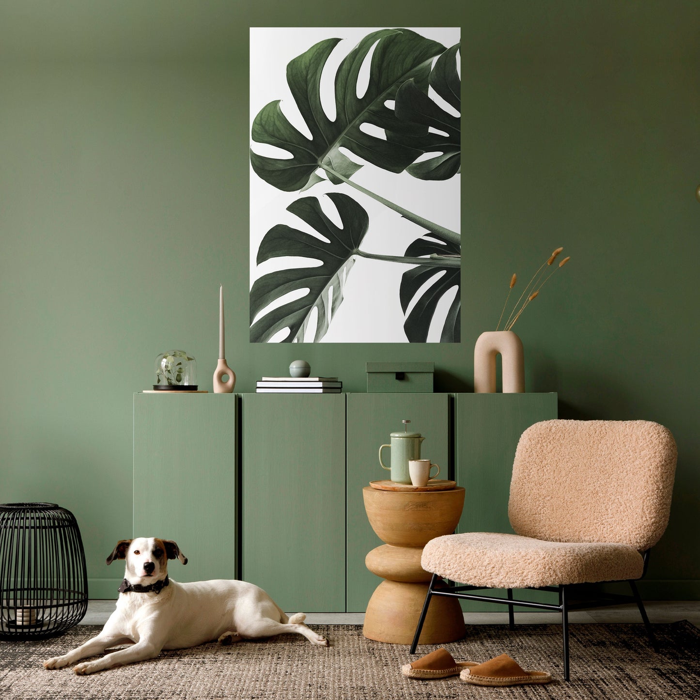 FOLIAGE FUSION Poster verticale staccabile e attaccabile