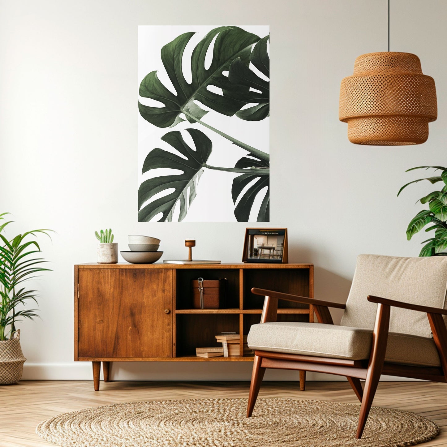 FOLIAGE FUSION Poster verticale staccabile e attaccabile
