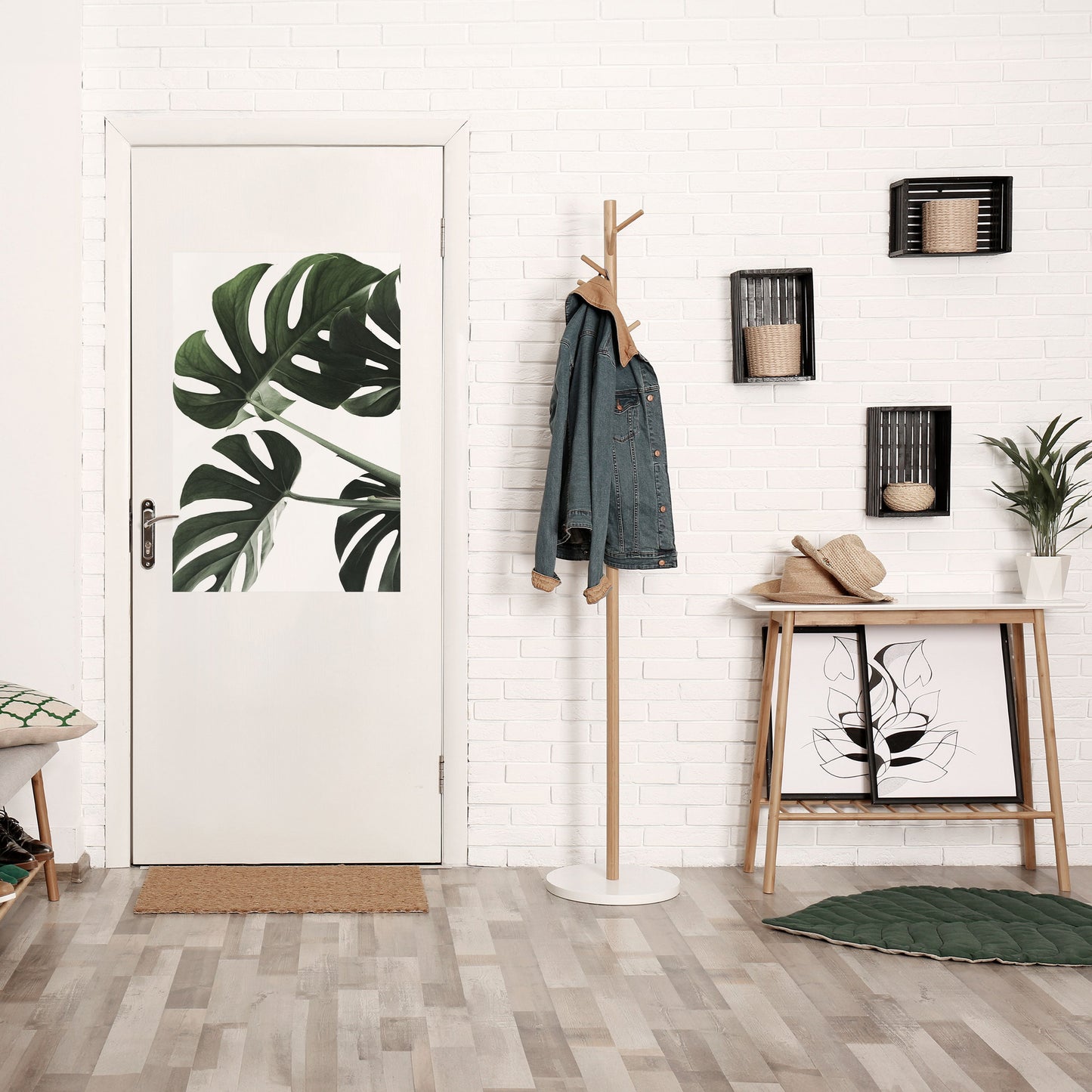 FOLIAGE FUSION Poster verticale staccabile e attaccabile