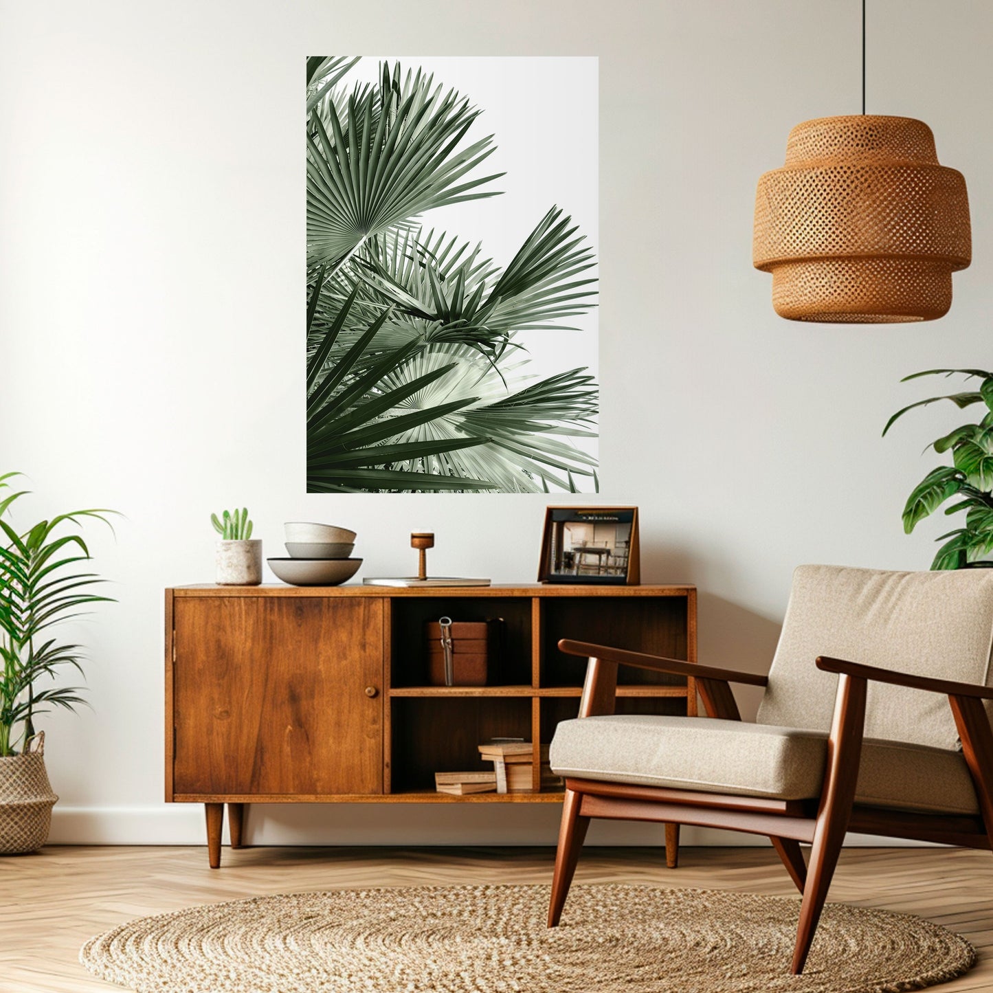 PALM PARADISE DANCE Poster verticale staccabile e attaccabile