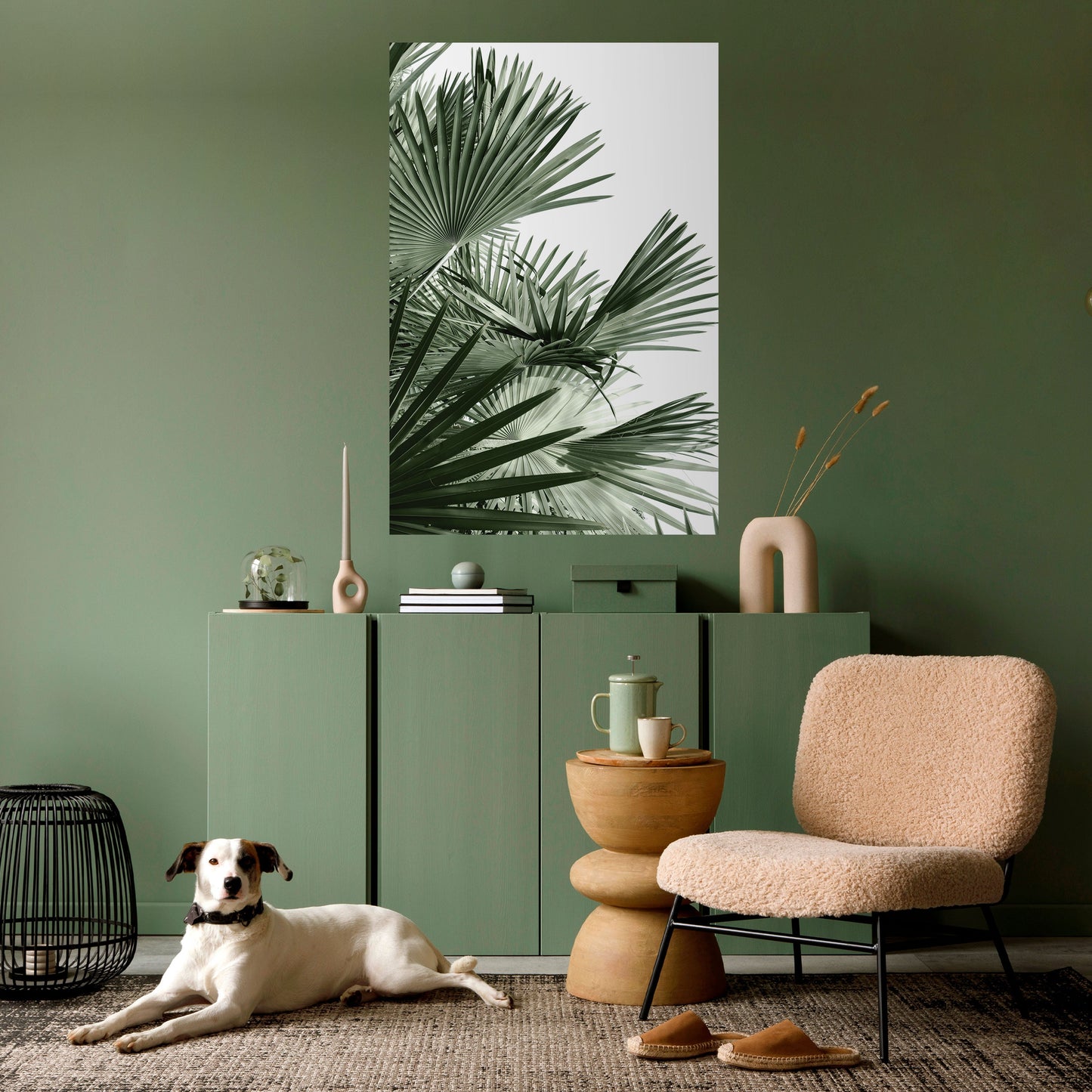 PALM PARADISE DANCE Poster verticale staccabile e attaccabile