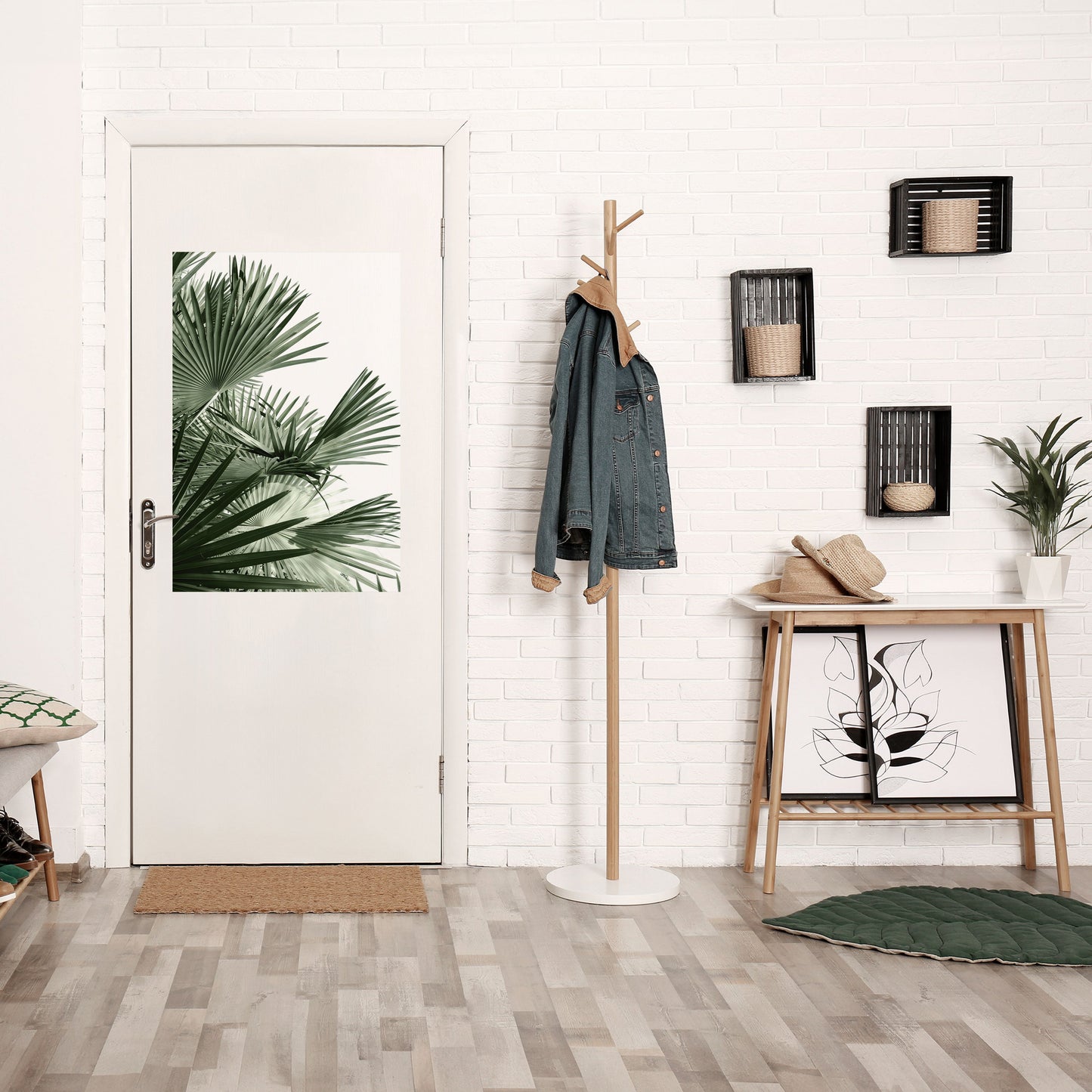 PALM PARADISE DANCE Poster verticale staccabile e attaccabile