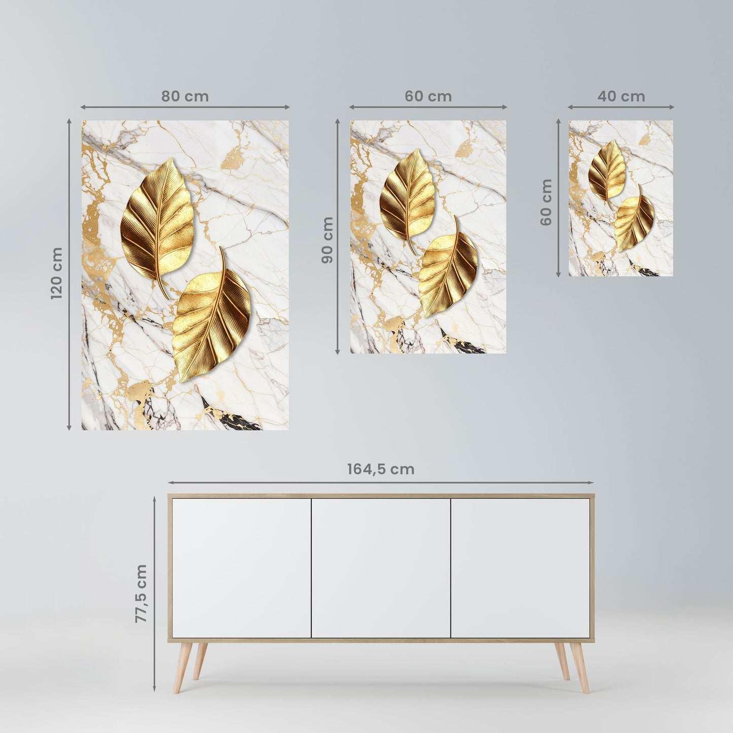 IL MARMO INCONTRA LA NATURA Poster verticale staccabile e attaccabile
