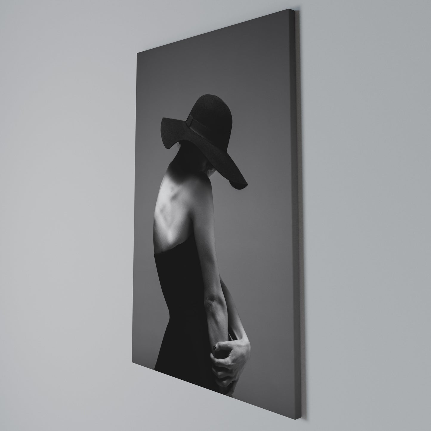 SILHOUETTE OF MYSTERY Vertical Canvas Print
