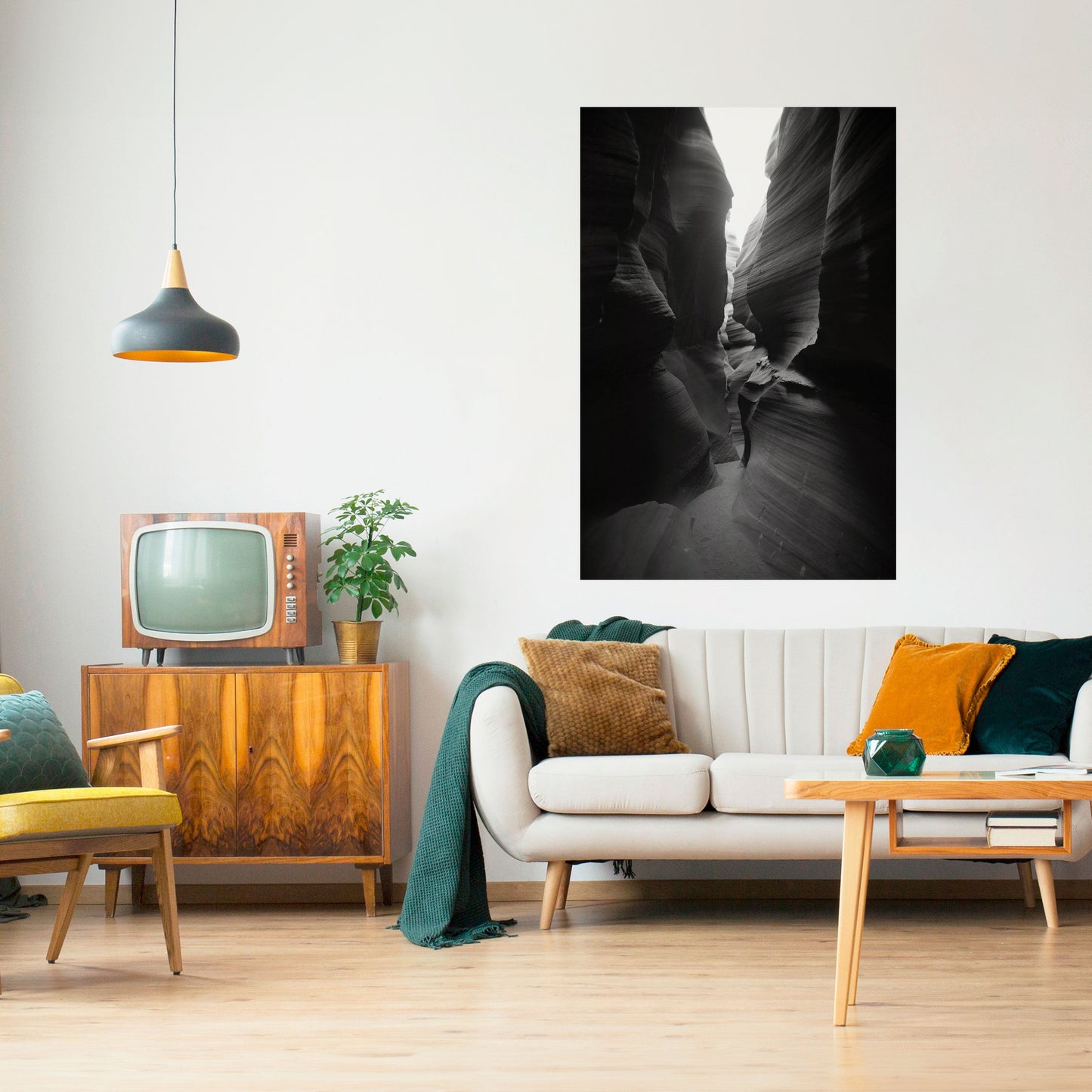 Poster verticale staccabile e attaccabile TIME'S WISPERING CANYON