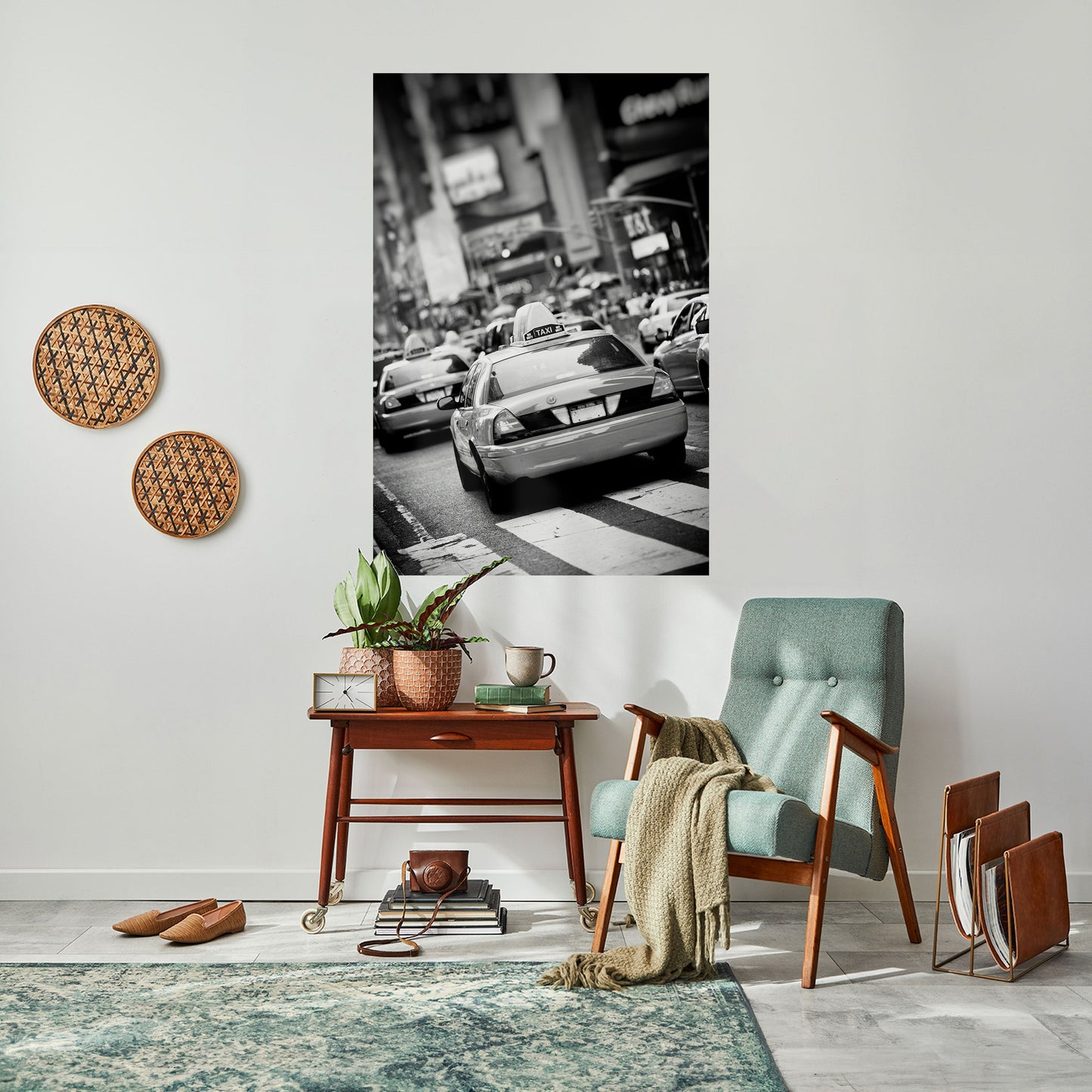 STORIE DI TAXI SENZA TEMPO Poster verticale staccabile e attaccabile