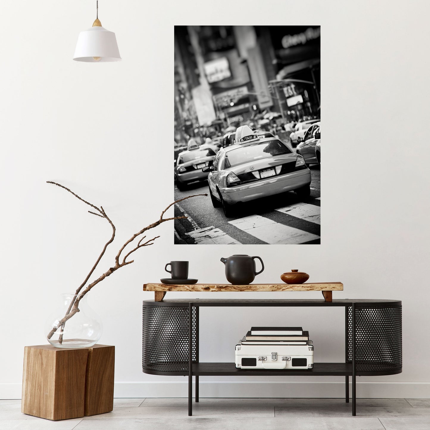 STORIE DI TAXI SENZA TEMPO Poster verticale staccabile e attaccabile