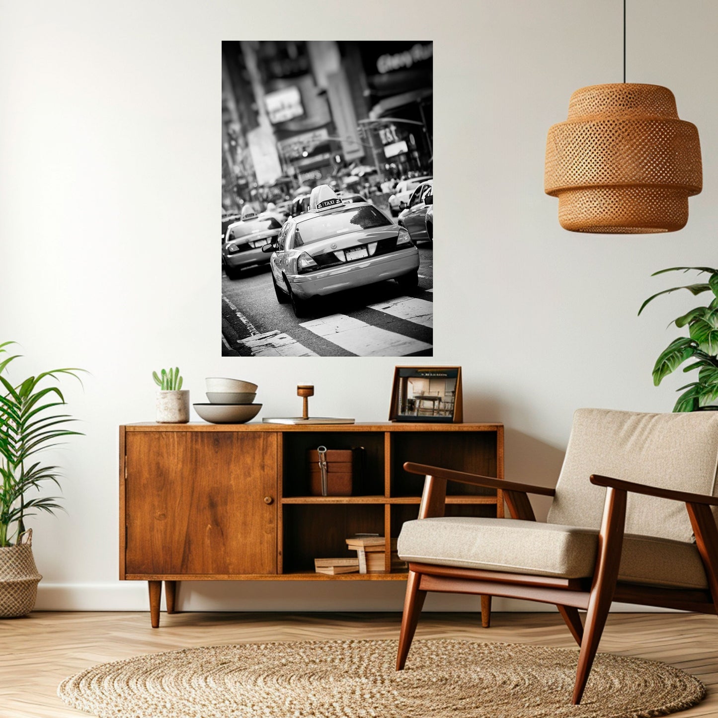 STORIE DI TAXI SENZA TEMPO Poster verticale staccabile e attaccabile