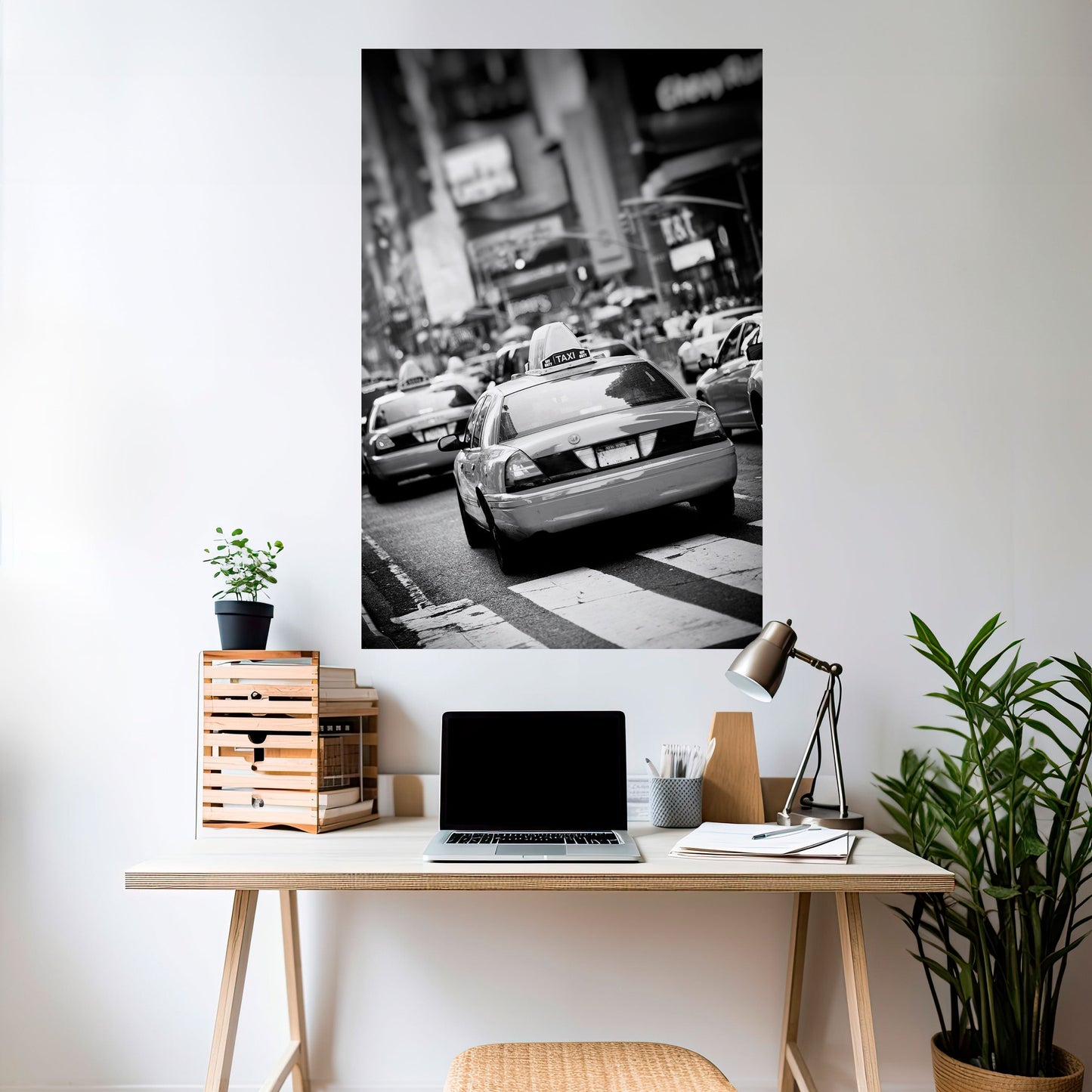 STORIE DI TAXI SENZA TEMPO Poster verticale staccabile e attaccabile