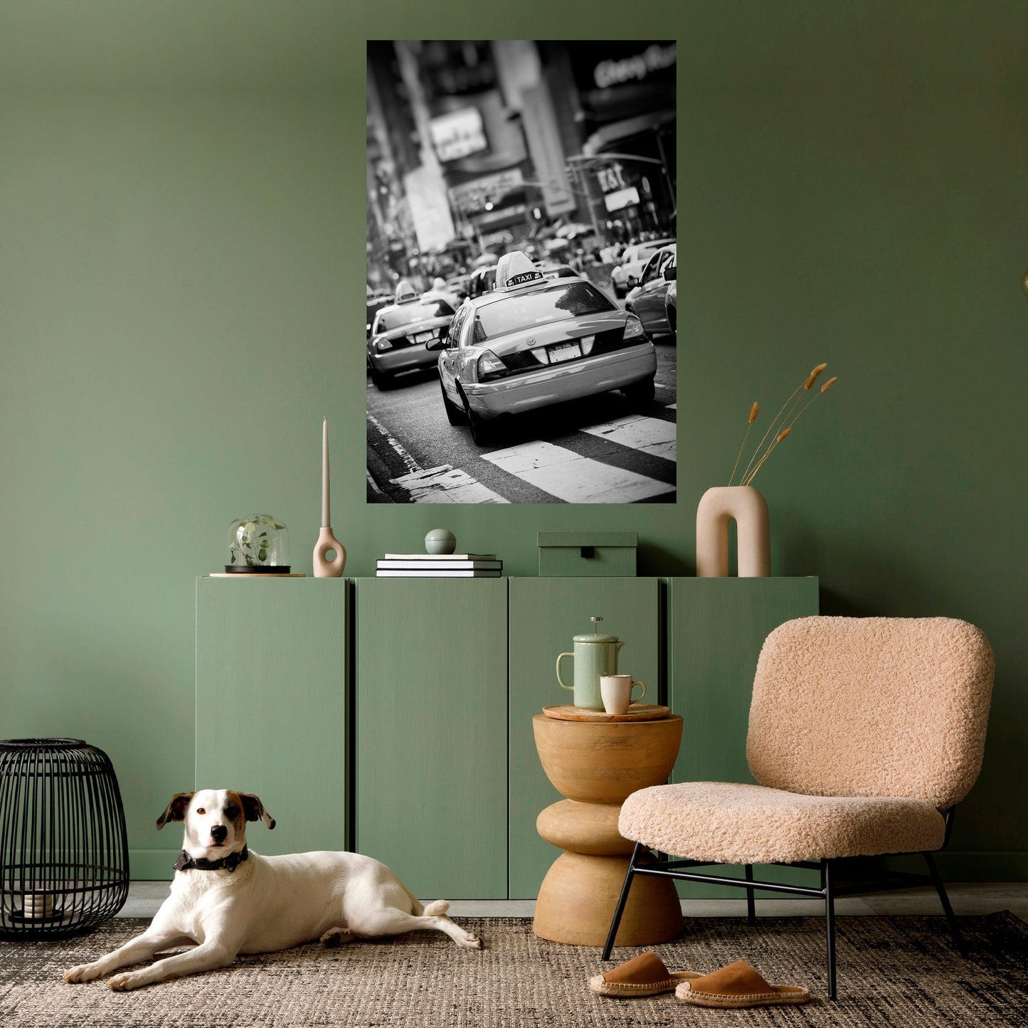 STORIE DI TAXI SENZA TEMPO Poster verticale staccabile e attaccabile