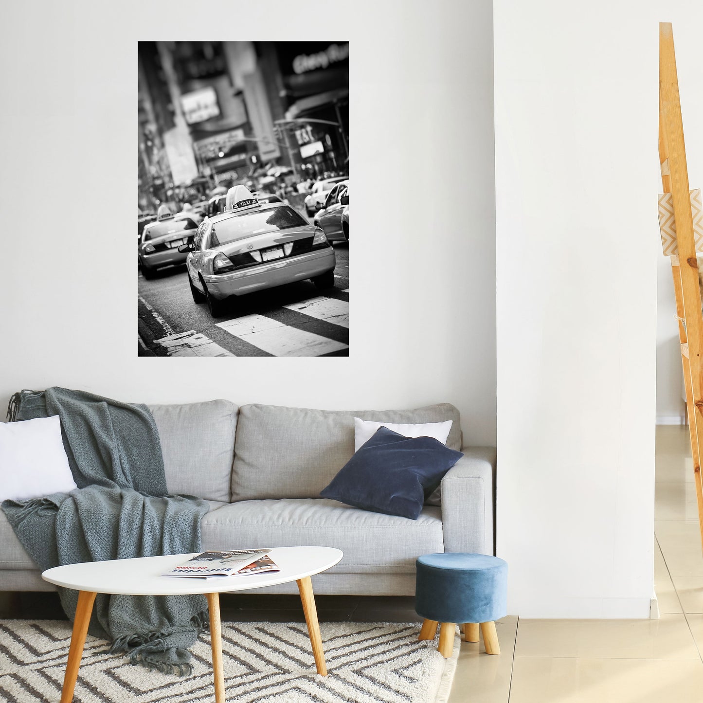 STORIE DI TAXI SENZA TEMPO Poster verticale staccabile e attaccabile