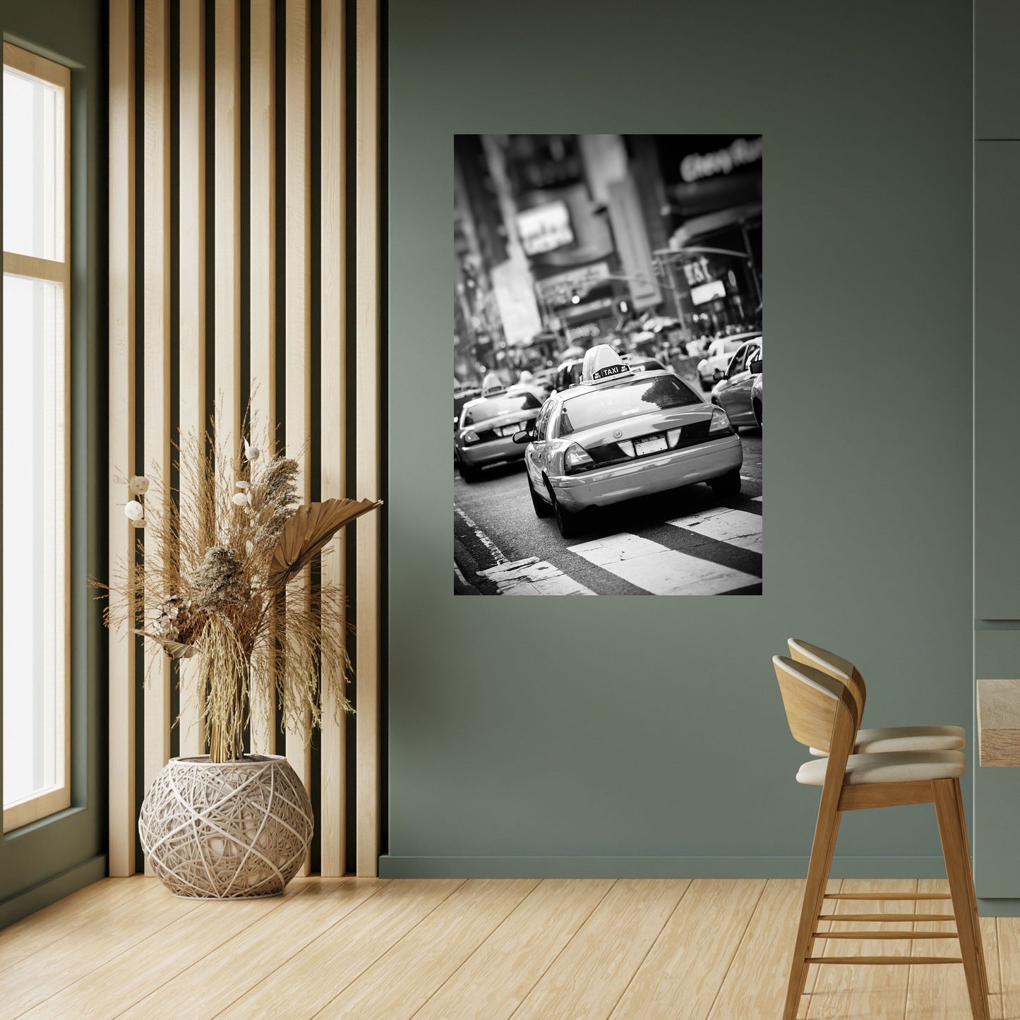 STORIE DI TAXI SENZA TEMPO Poster verticale staccabile e attaccabile