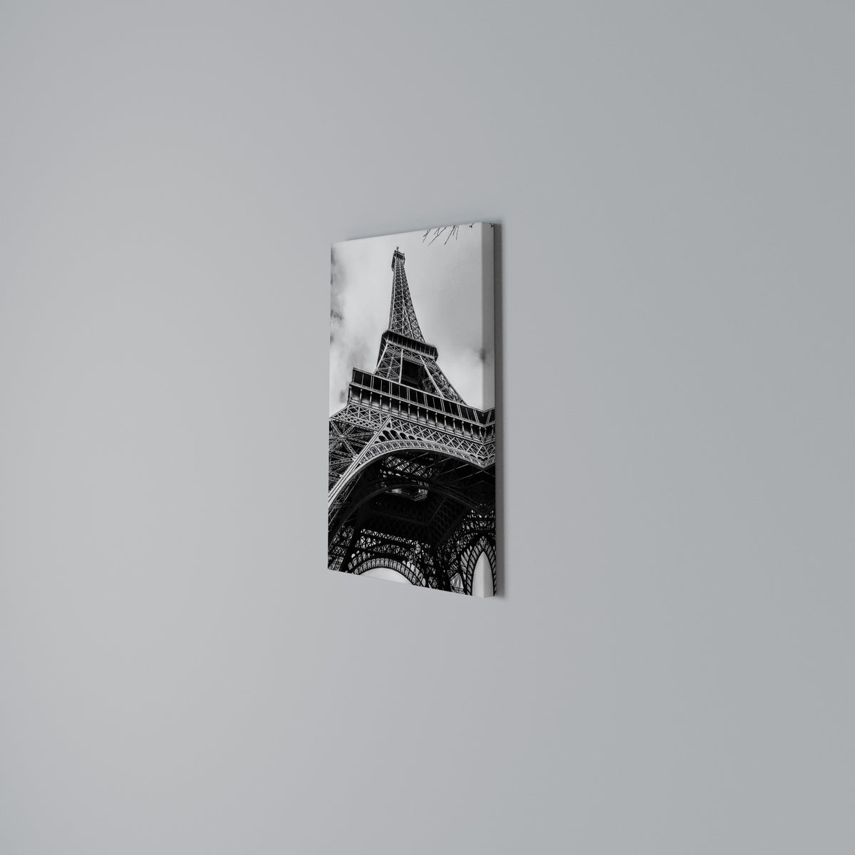 MONOCHROME PARISIAN ICON Vertical Canvas Print