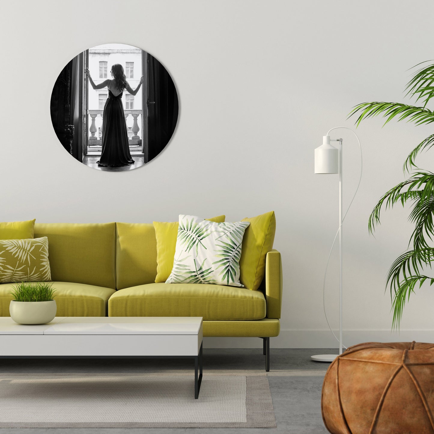 WINDOW TO WONDERS Round Wall Art