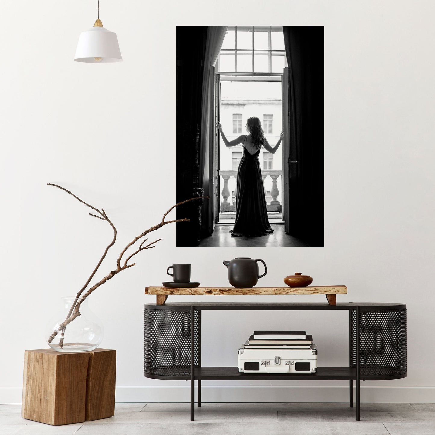 WINDOW TO WONDERS Poster verticale staccabile e attaccabile