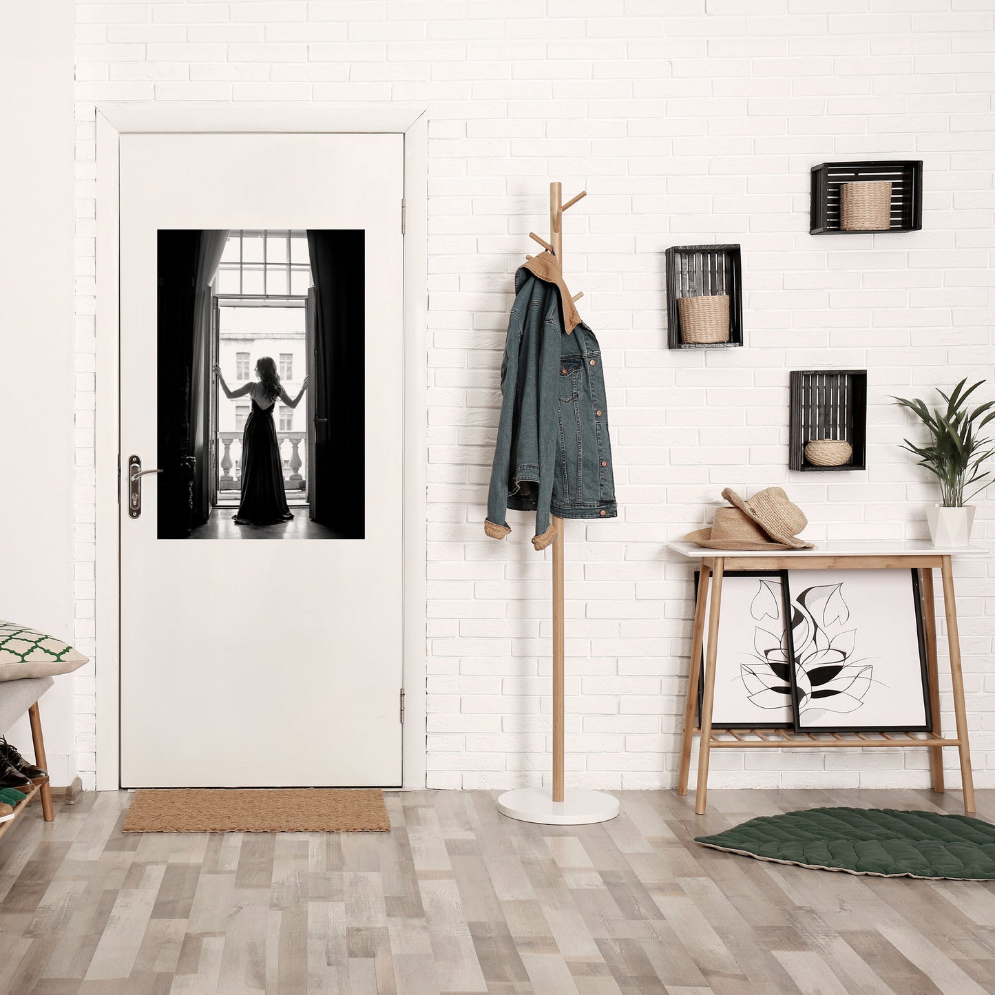 WINDOW TO WONDERS Poster verticale staccabile e attaccabile