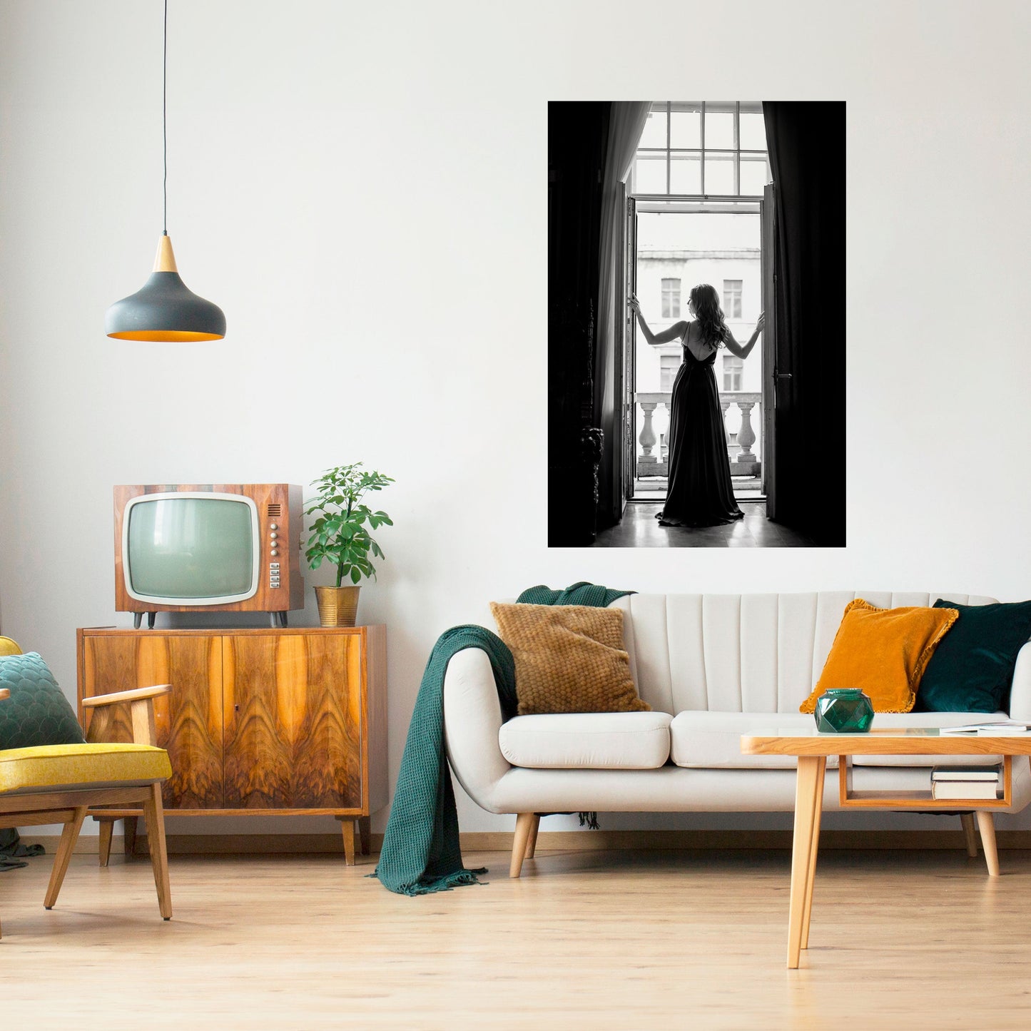 WINDOW TO WONDERS Poster verticale staccabile e attaccabile