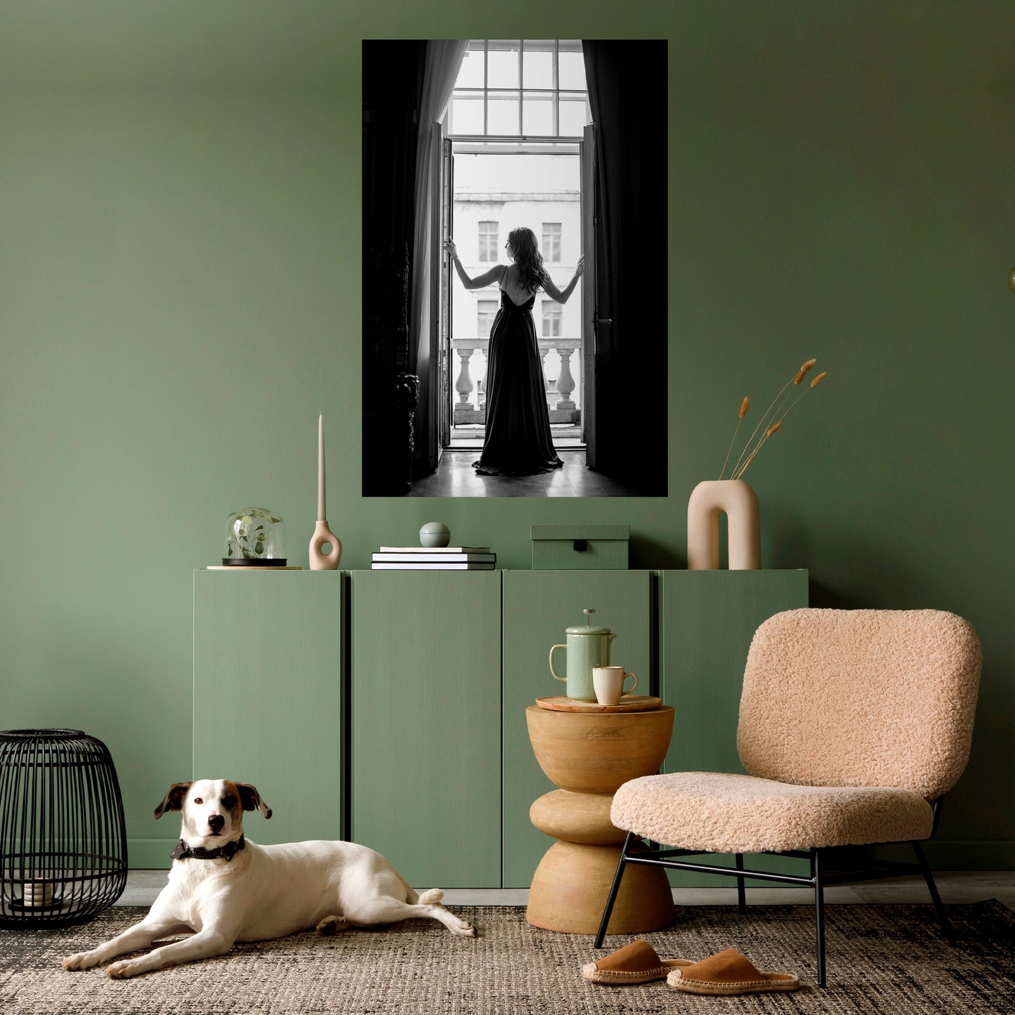 WINDOW TO WONDERS Poster verticale staccabile e attaccabile