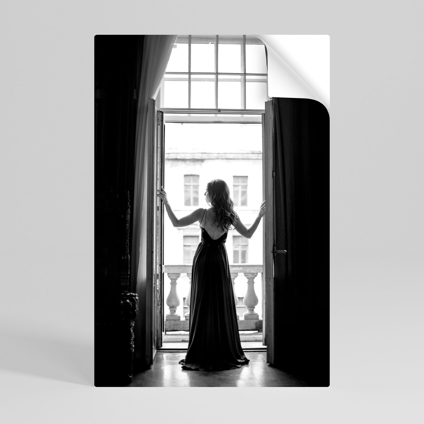 WINDOW TO WONDERS Poster verticale staccabile e attaccabile
